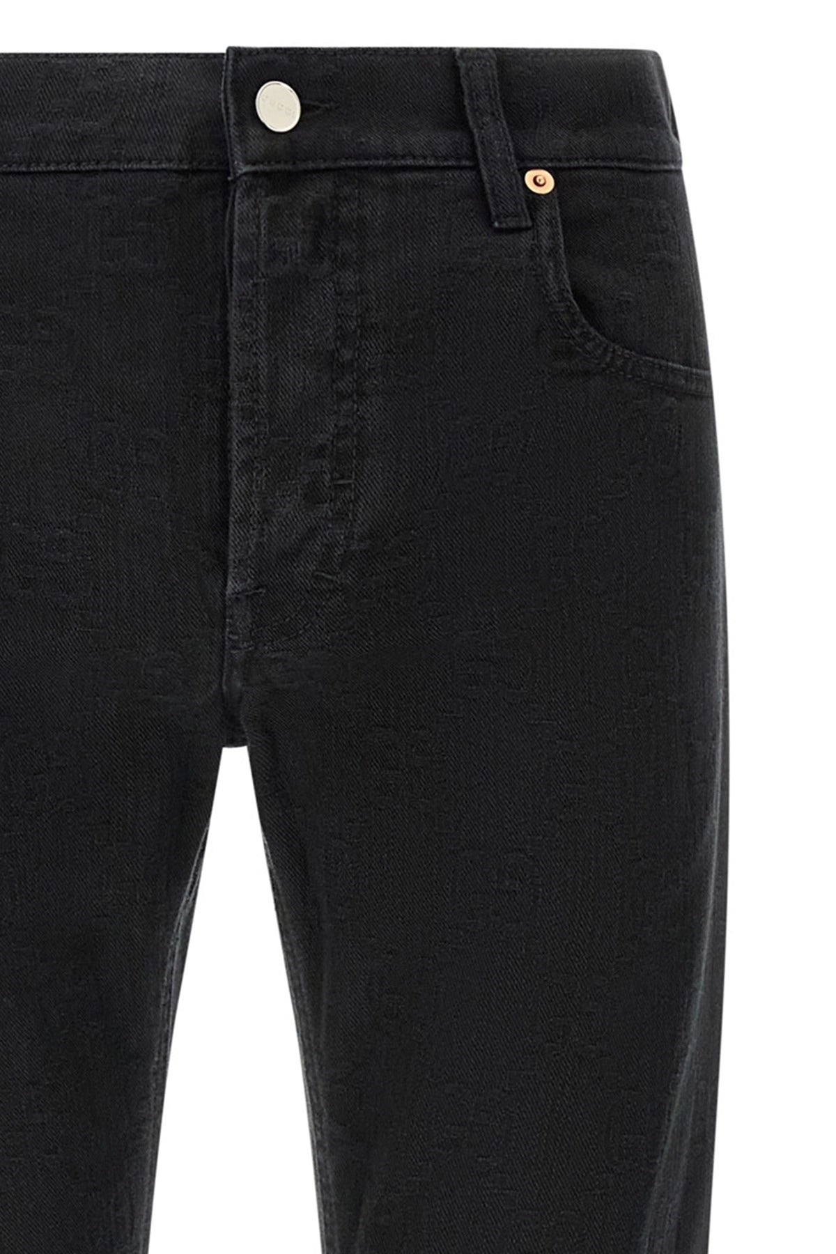 Gucci GG Jacquard Denim Jeans
