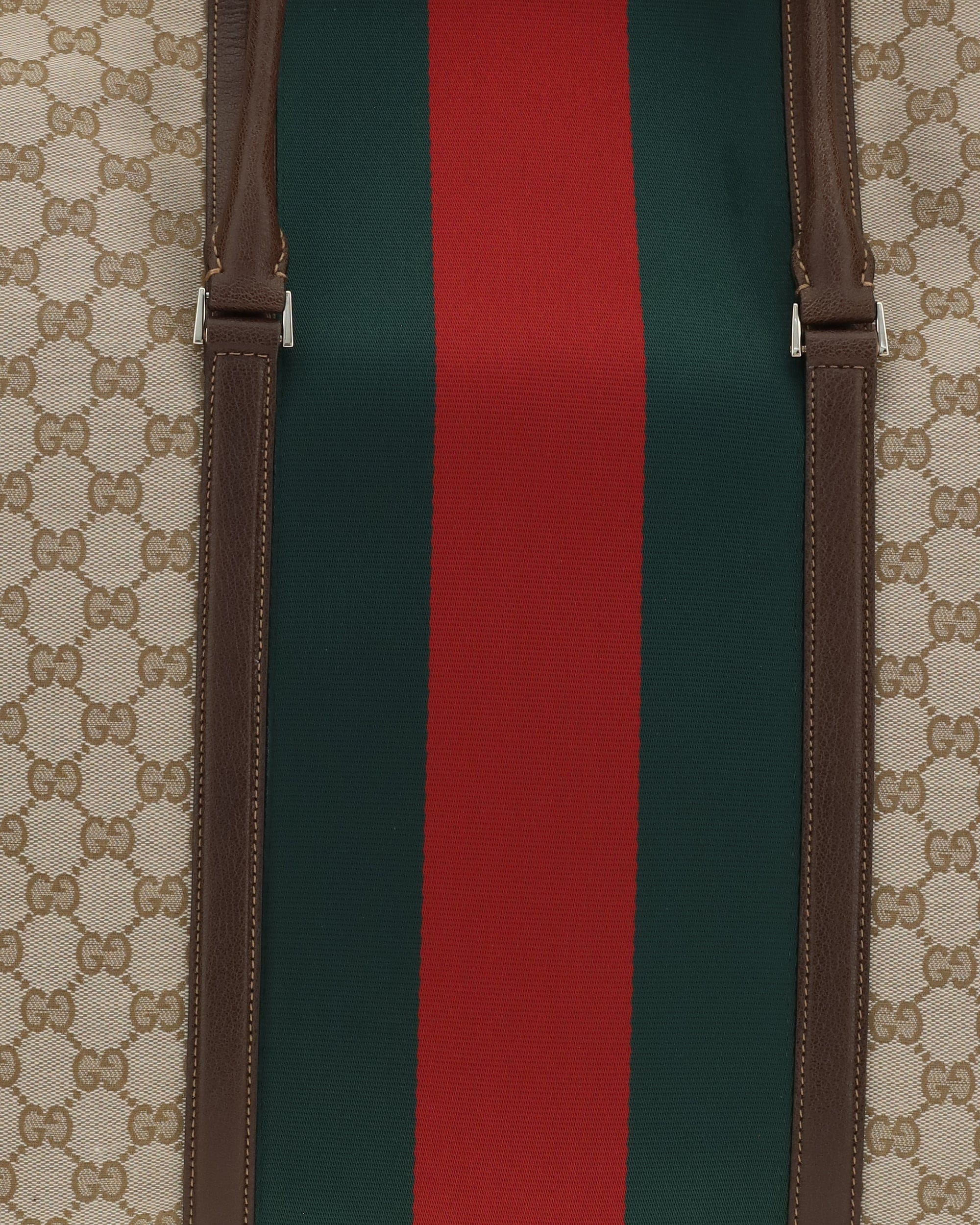Gucci Gg Travel Bag With Web Stripe
