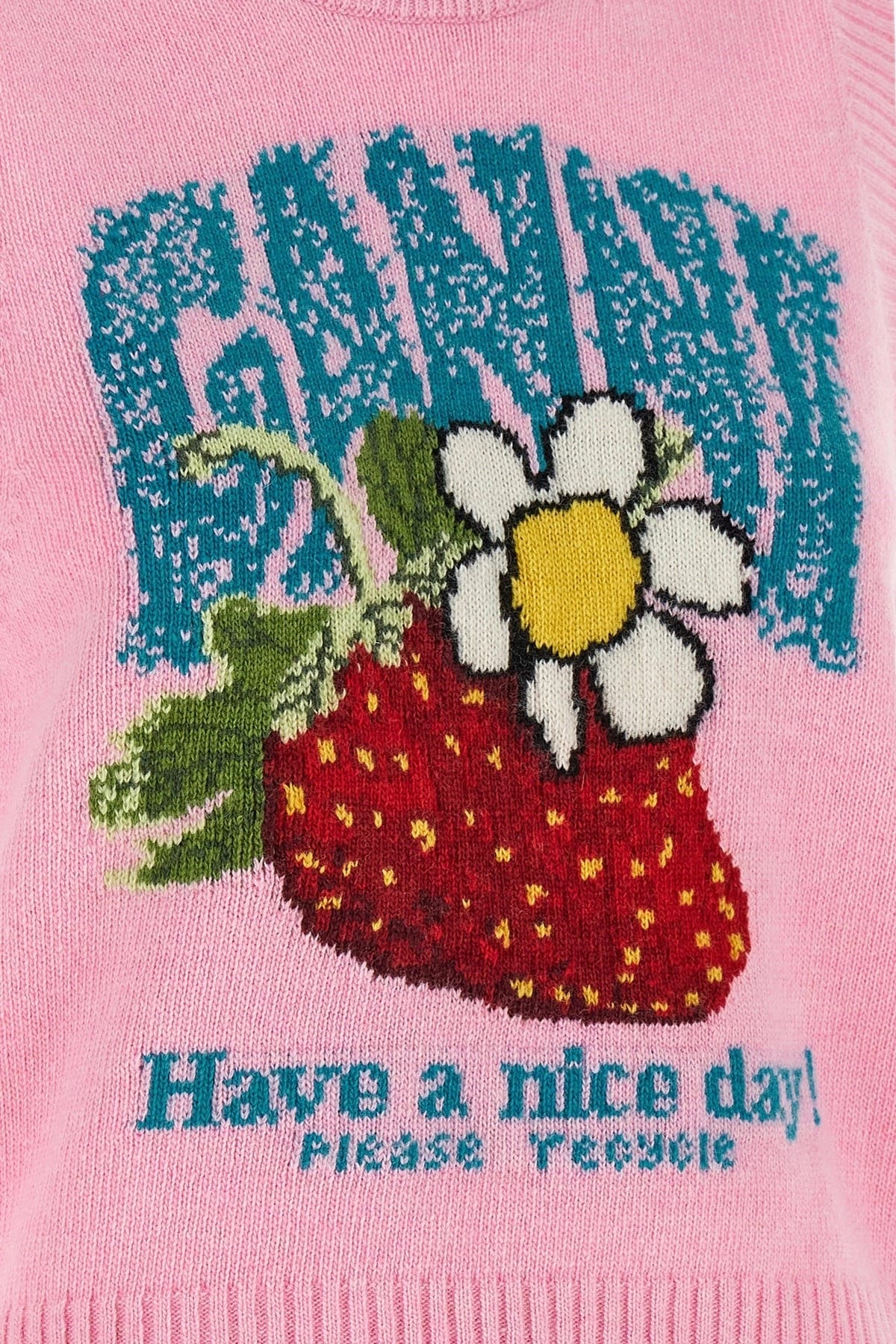 Ganni Strawberry Vest