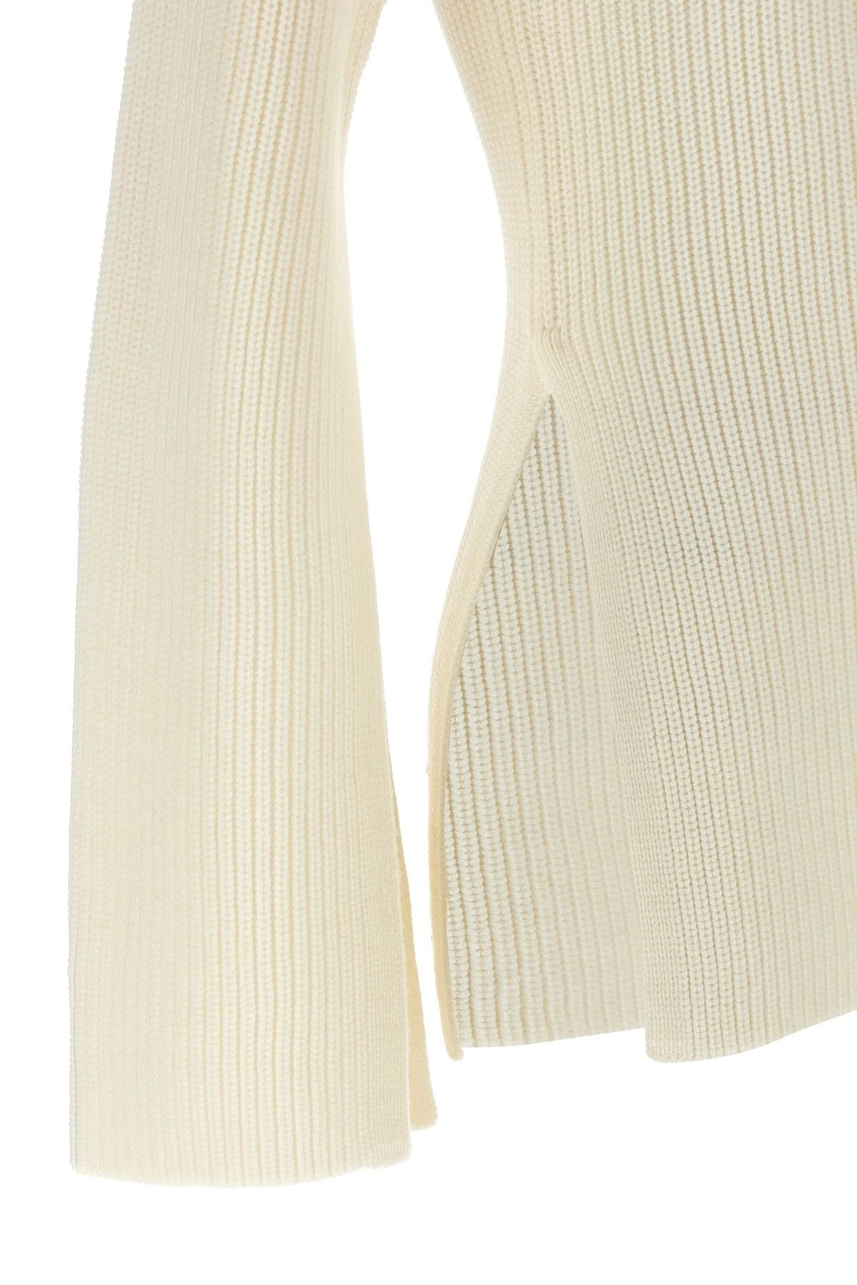 TOTEME Slit Sleeve High Neck Sweater