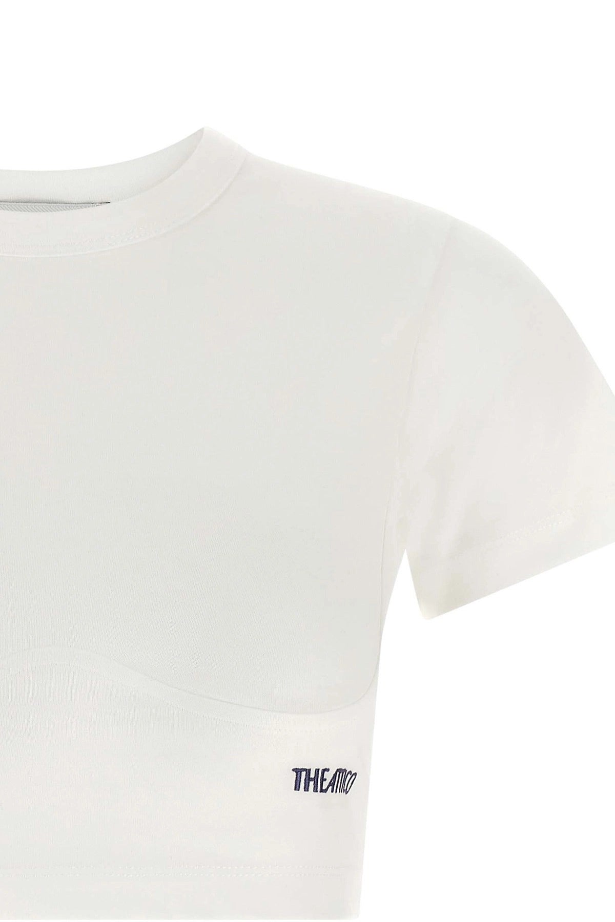 The Attico Bustier Crop T-Shirt