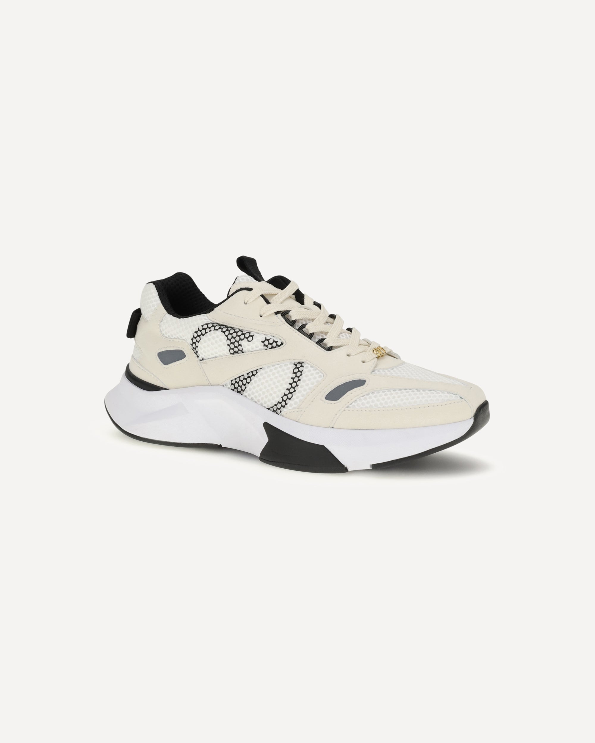 Valentino Garavani Demivee Mesh And Suede Sneakers