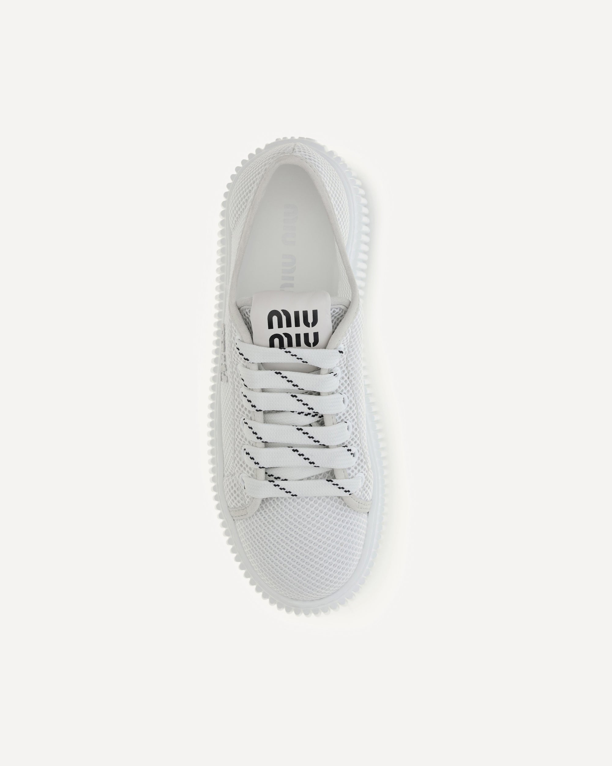 Miu Miu أحذية رياضية ذات نعل سميك