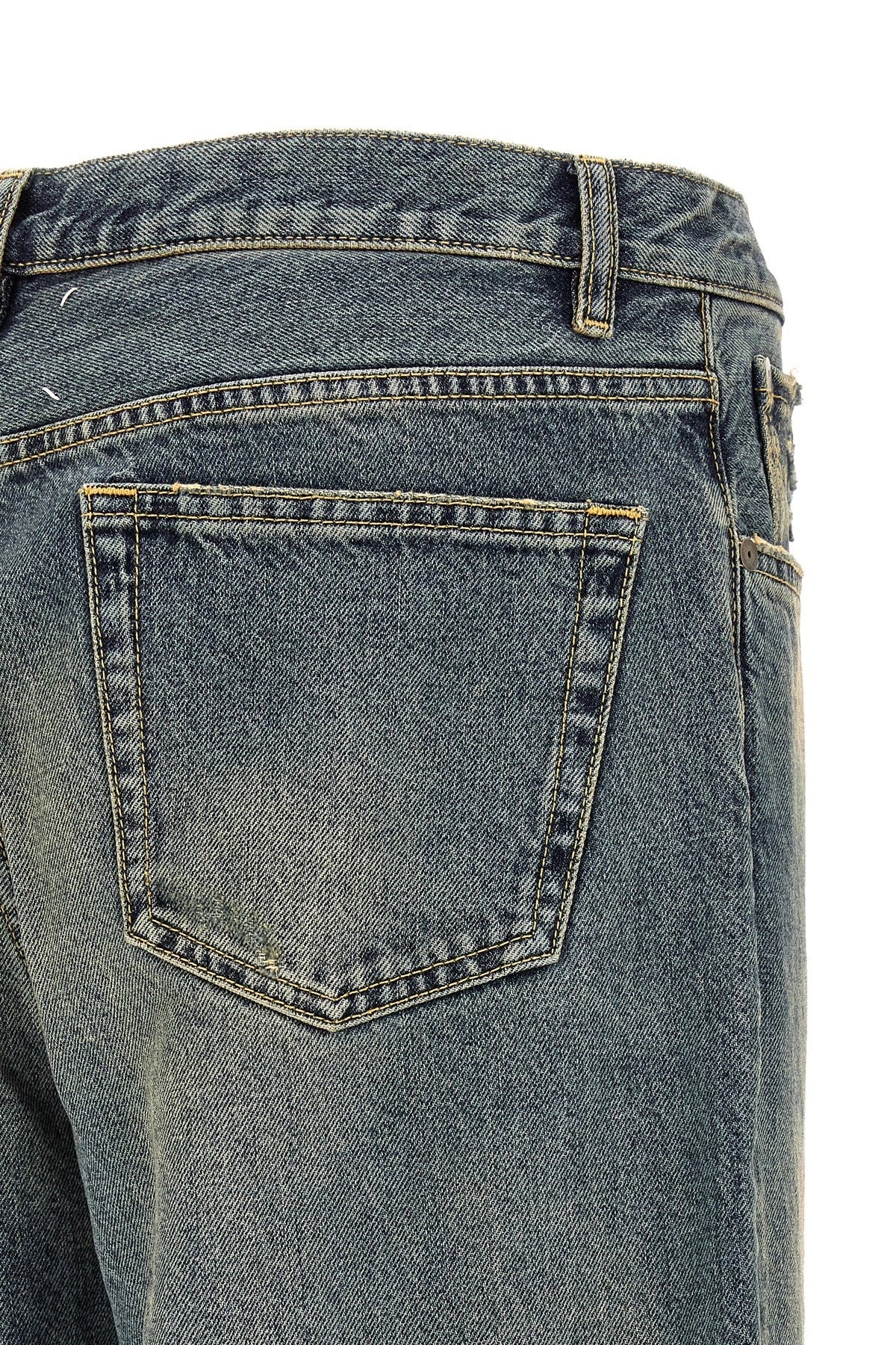 Maison Margiela جينز Distressed Straight-Leg