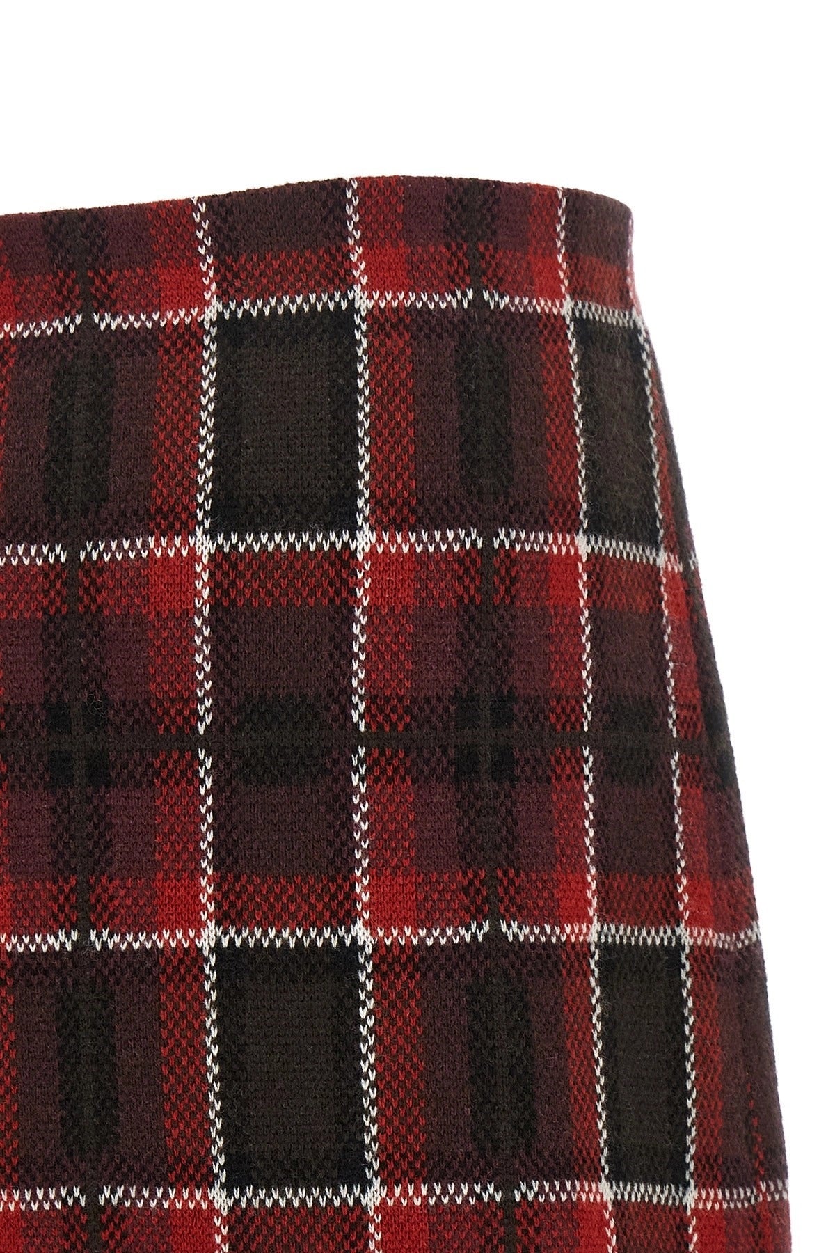 Guest in Residence Tartan Mini Skirt