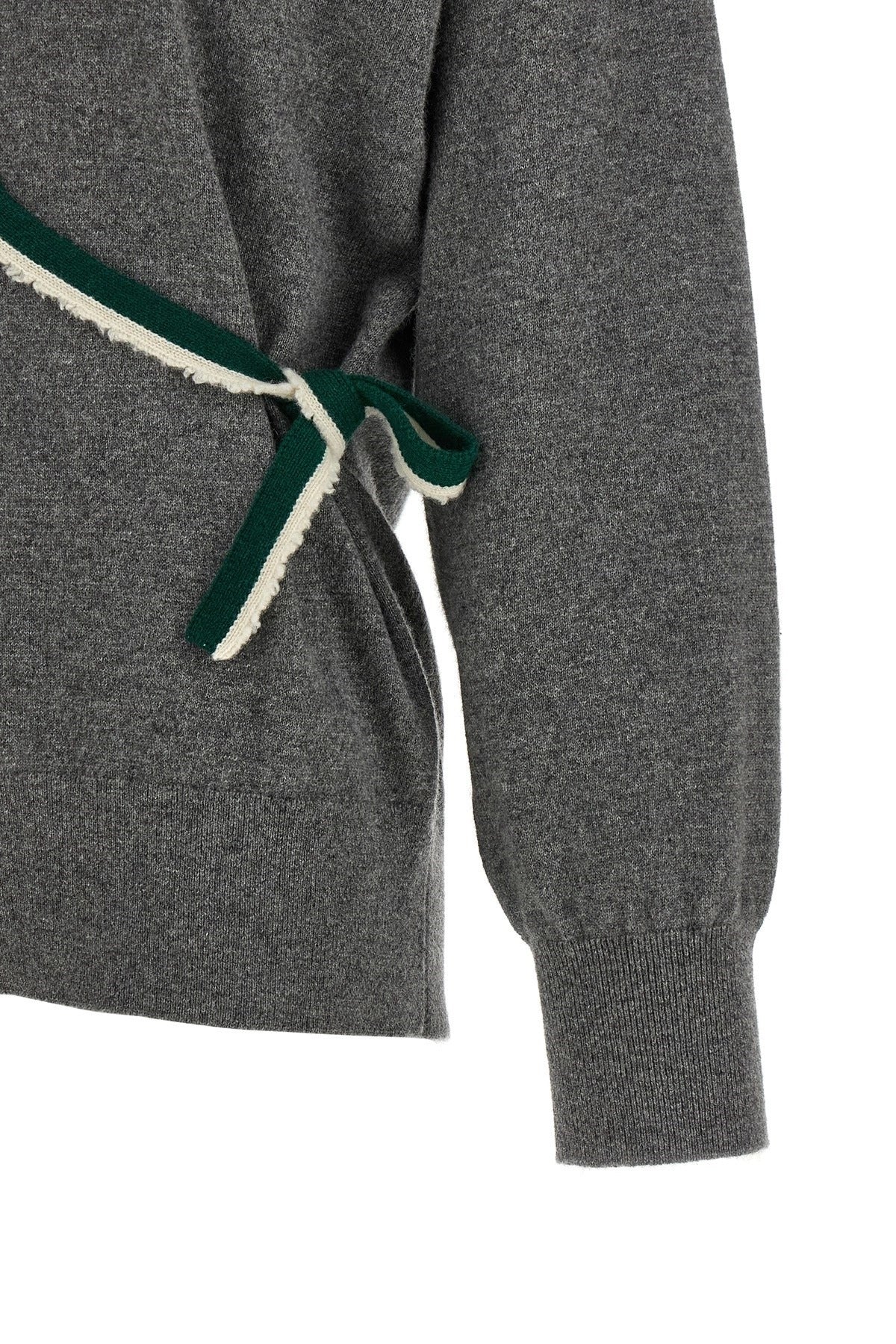 Dries Van Noten Toma Sweater With Crossed Closure