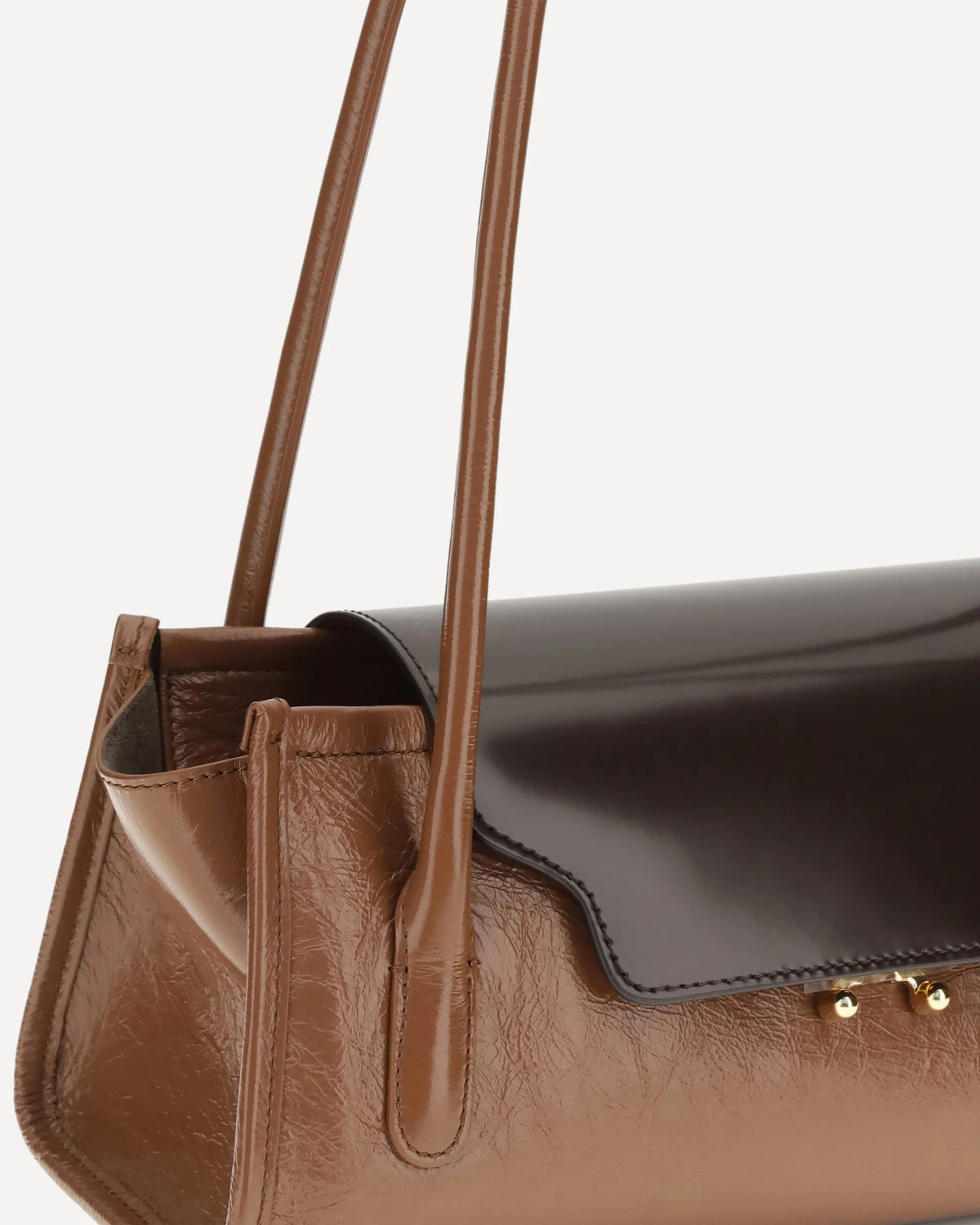 Marni Trunkette Leather Shoulder Bag