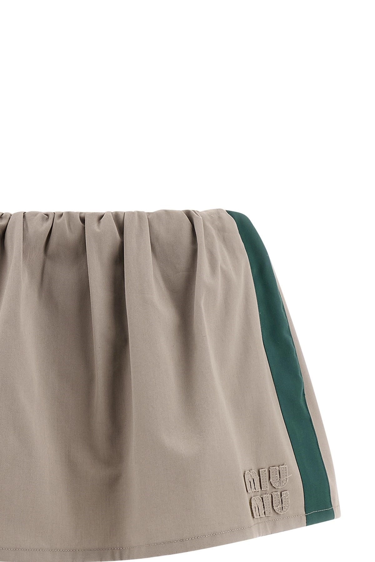 Miu Miu Old Twill Mini Skirt
