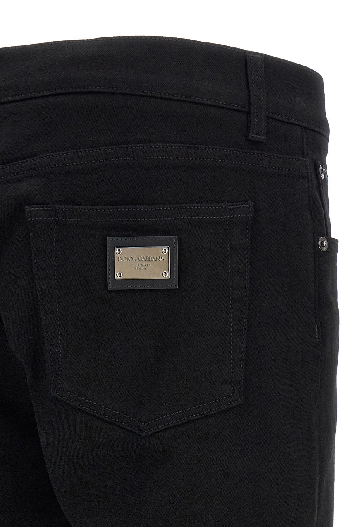 Dolce & Gabbana Logo Plaque Jeans