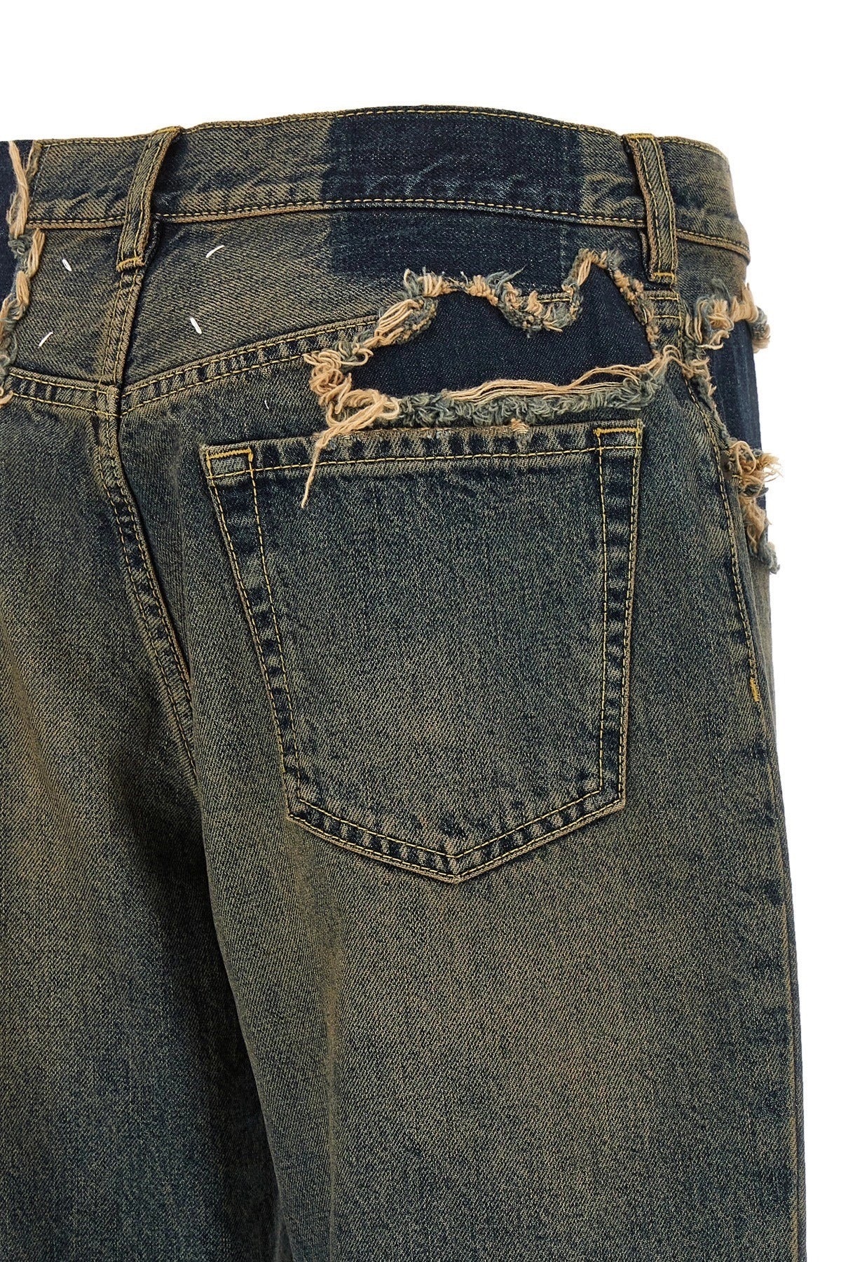 Maison Margiela Straight-Leg Distressed Jeans
