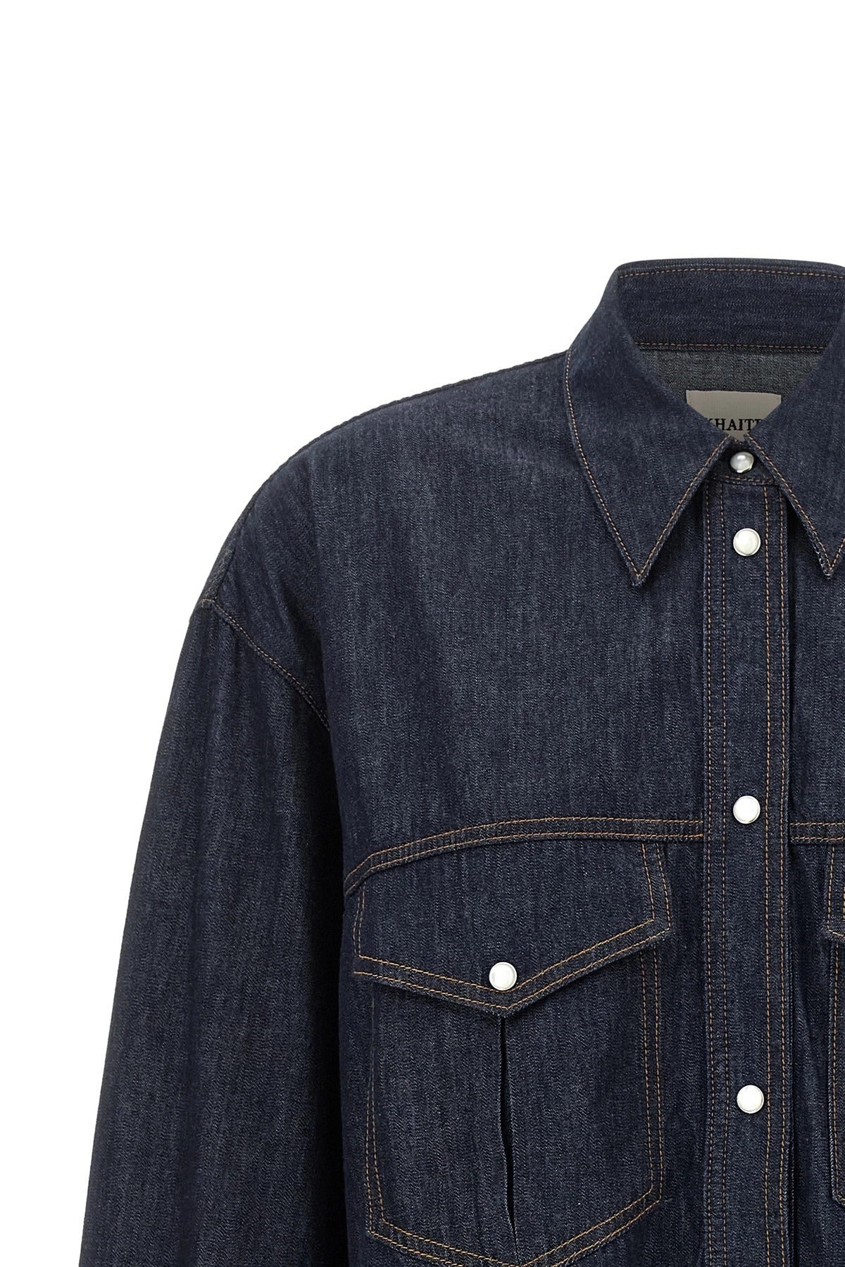 Khaite Christensen Denim Shirt