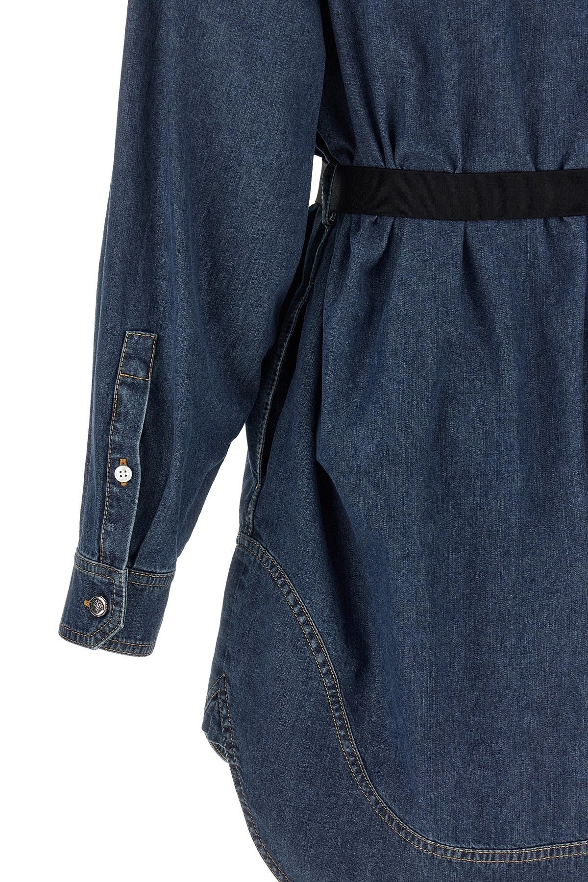 Versace Chambray Denim Mini Dress