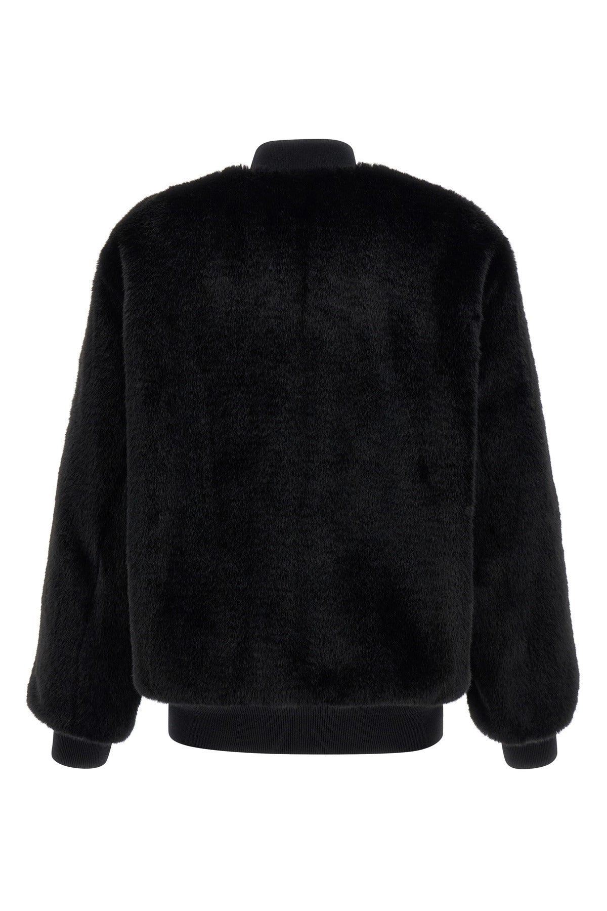 Prada Eco-Fur Re-Nylon Reversible Bomber Jacket
