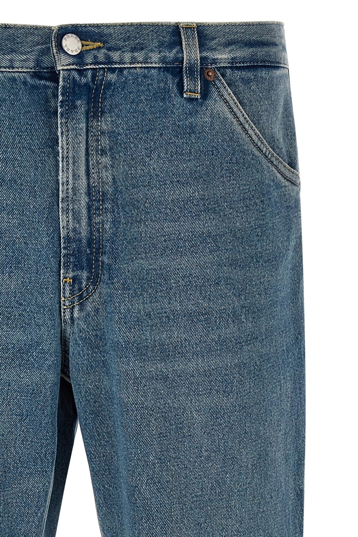 Prada Stonewashed Straight Leg Jeans