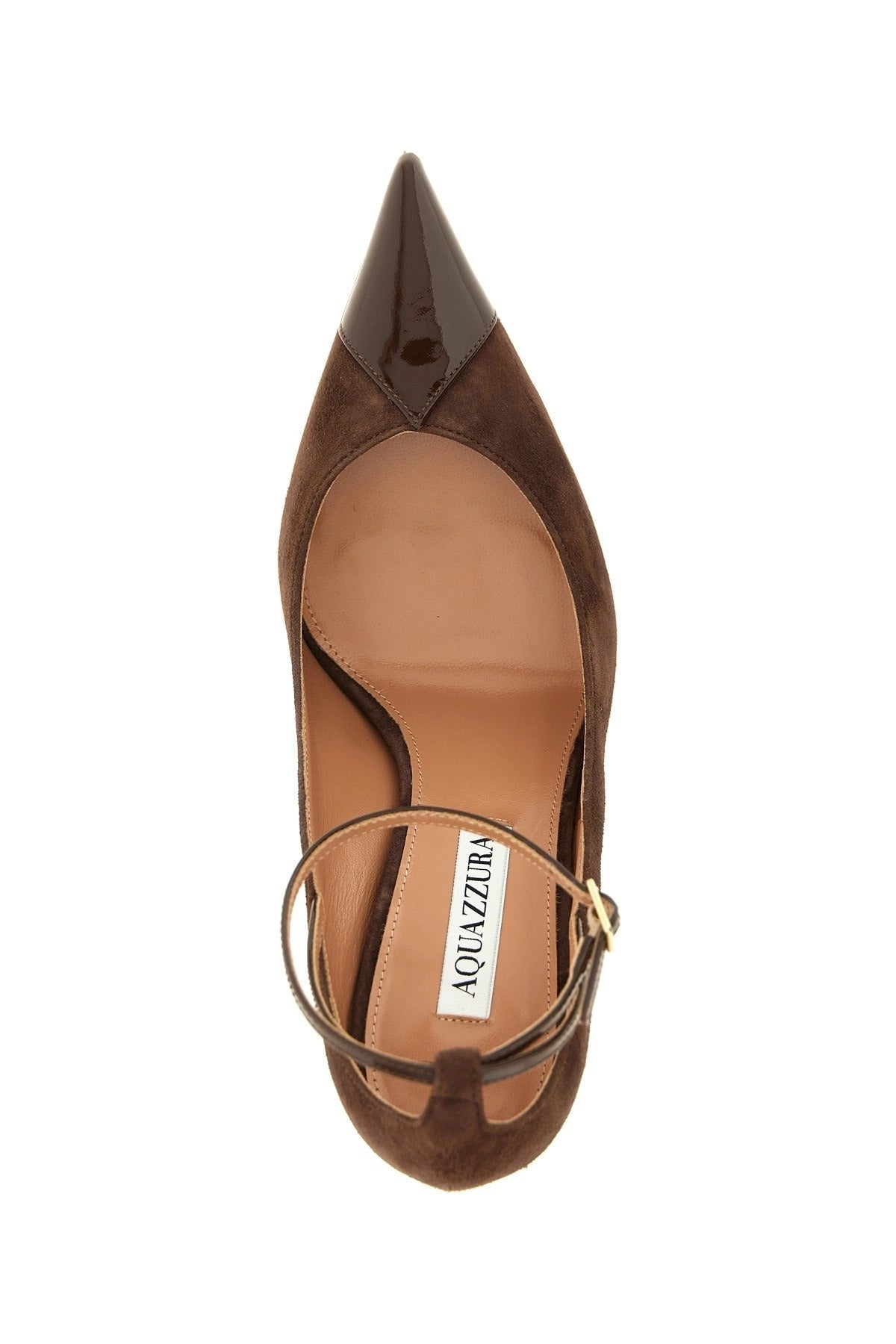 Aquazzura Odysea Suede Patent Pumps