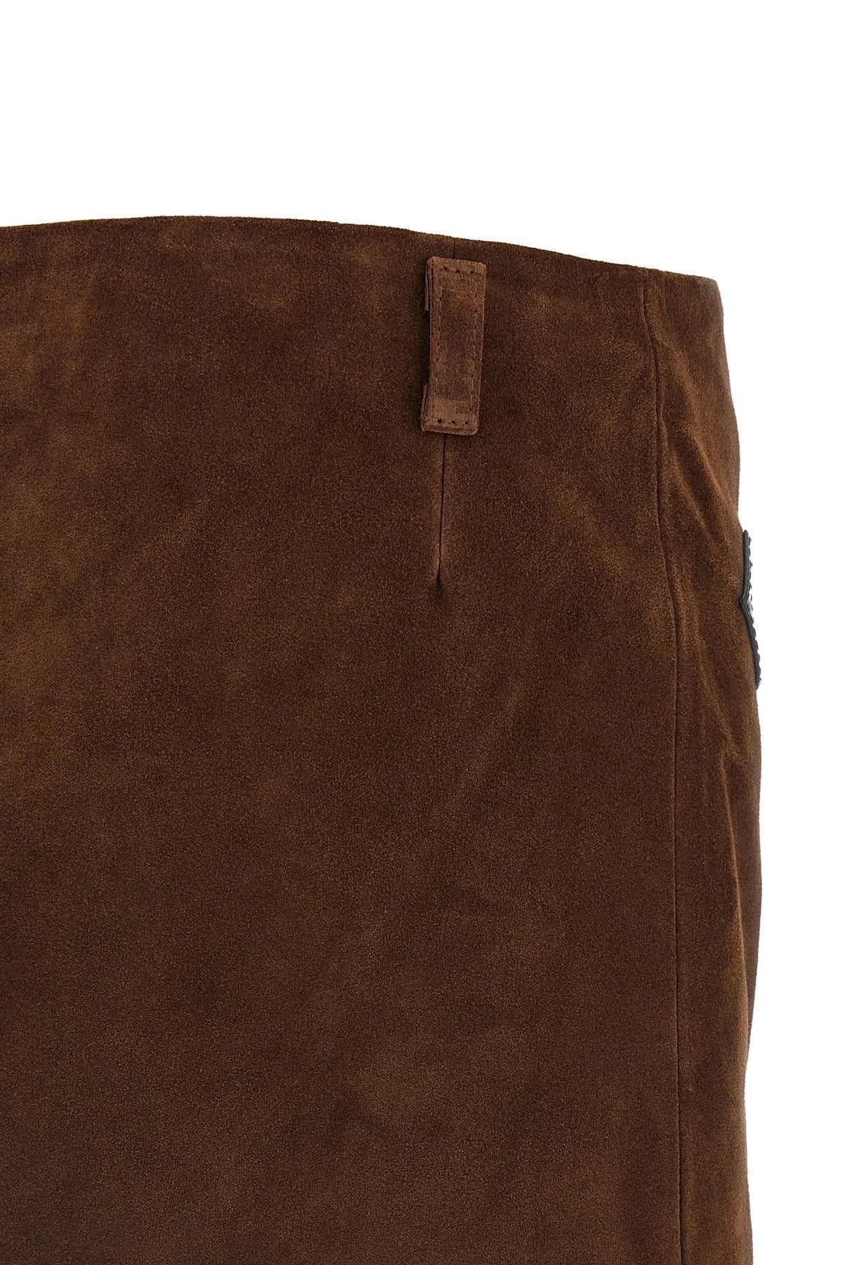 Marni Suede Leather Mini Skirt