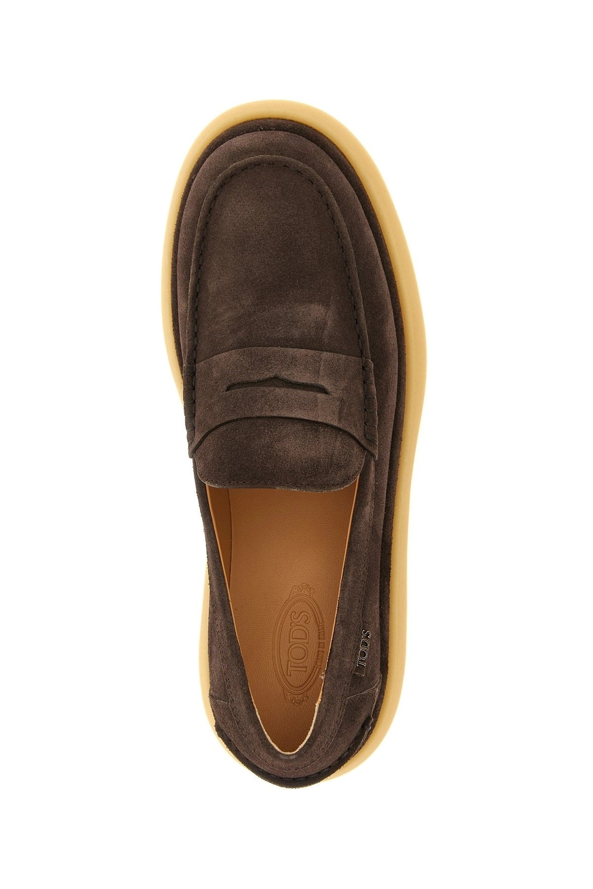 Tod's Brown Suede Loafers