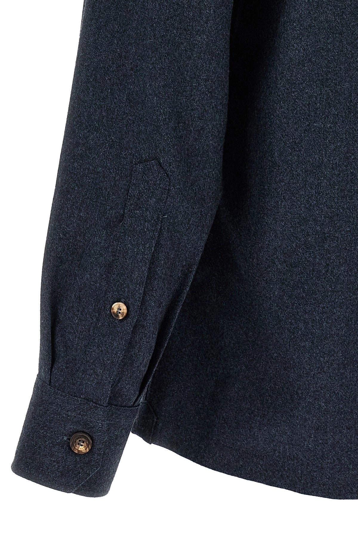 Brunello Cucinelli Virgin Wool Flannel Shirt