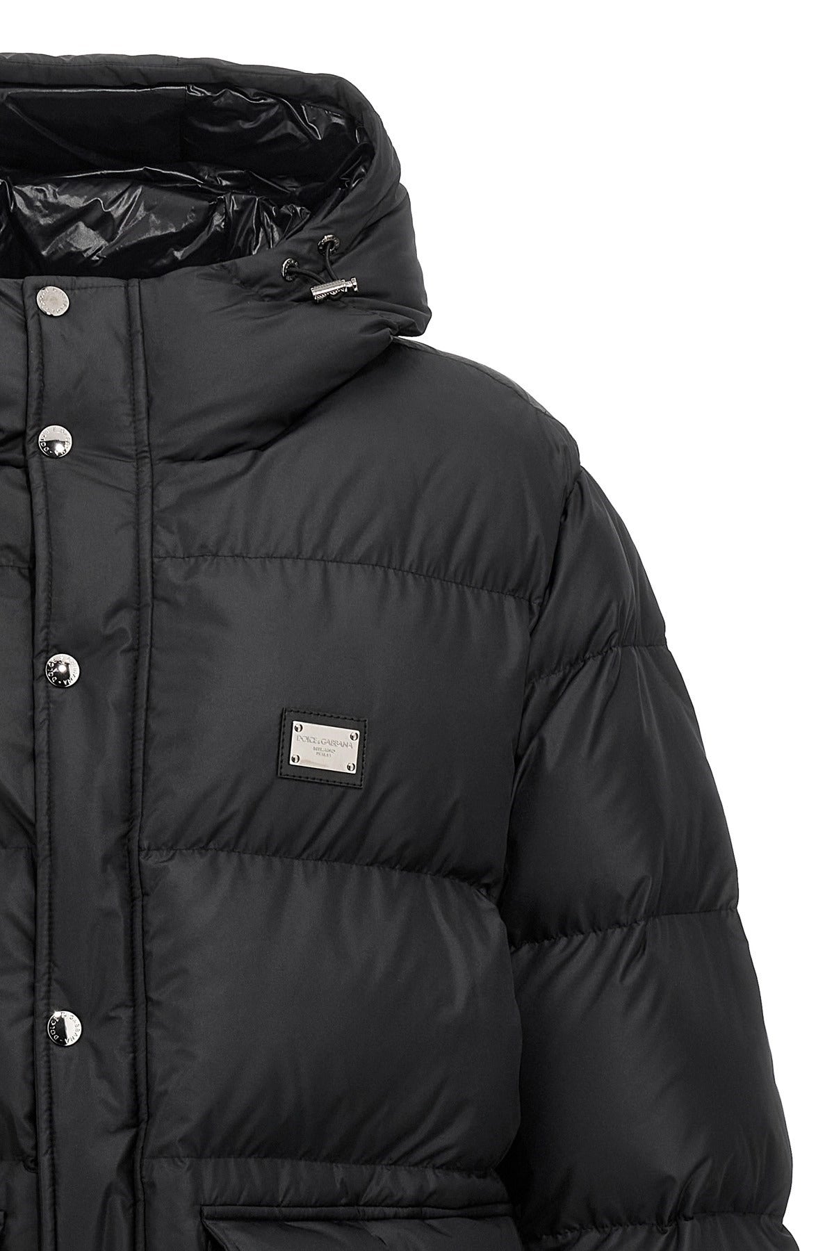 Dolce & Gabbana Logo Plate Down Jacket