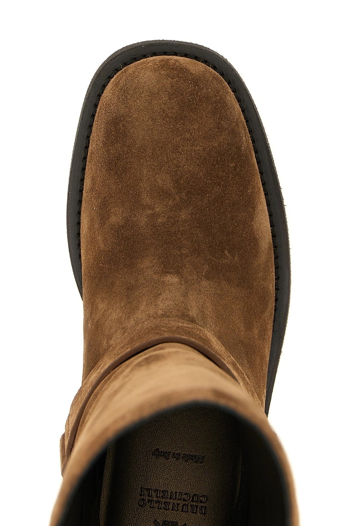 Brunello Cucinelli Monile Suede Boots