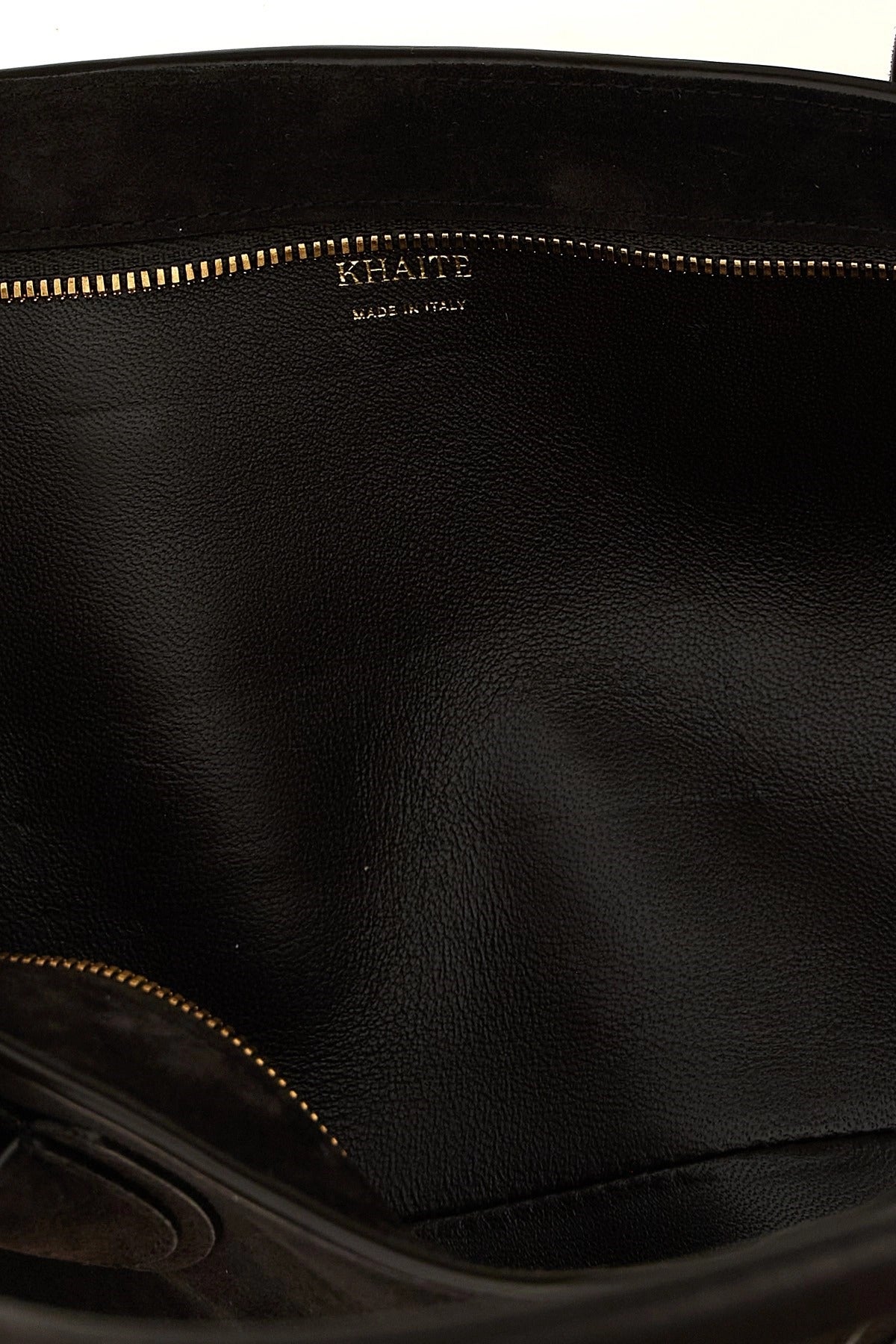 Khaite Donna Suede Shoulder Bag