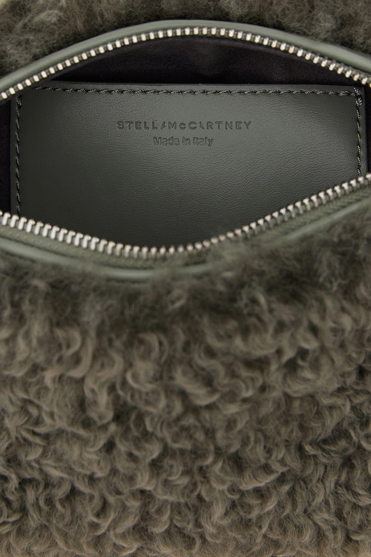 Stella McCartney Cylinder Shearling Clutch