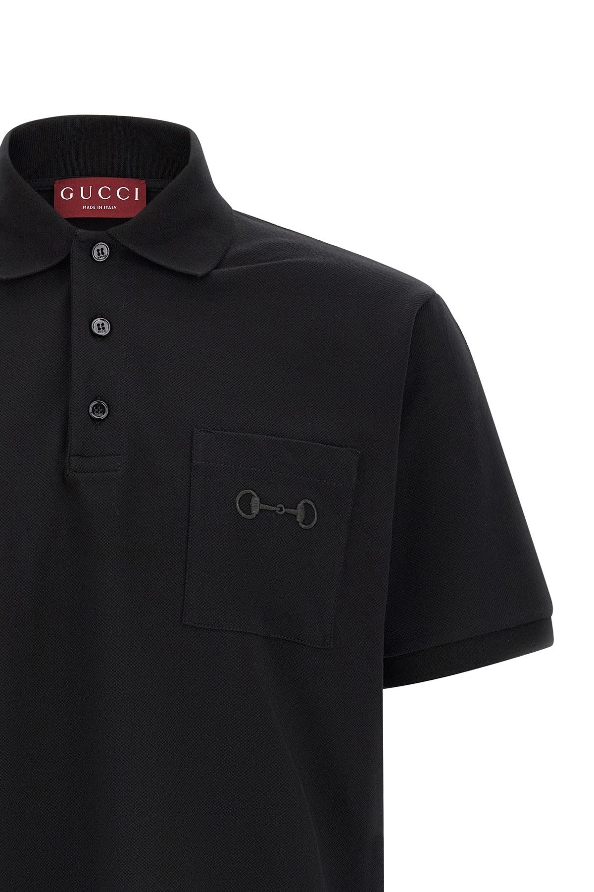 Gucci Morsetto Embroidered Polo Shirt