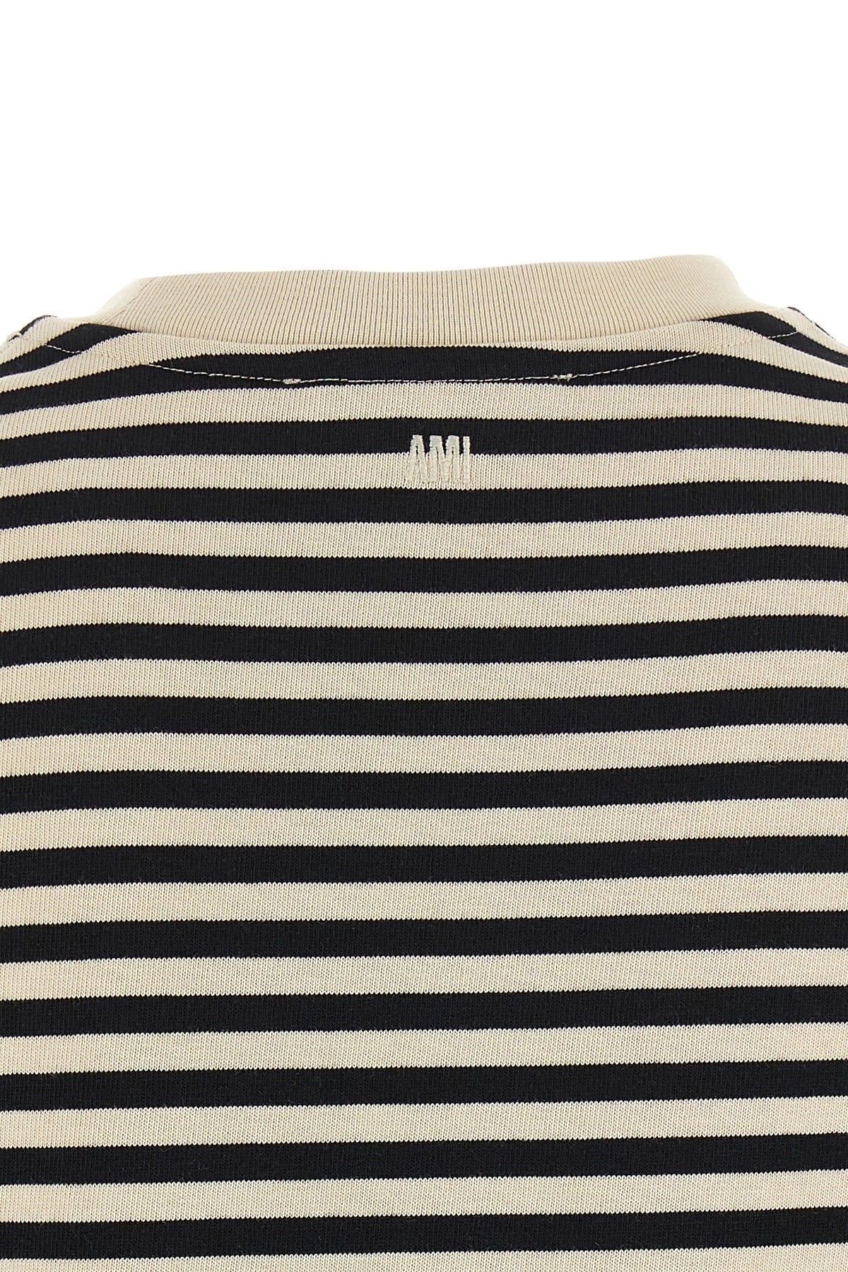 Ami Paris Ami De Coeur Marinière T-Shirt