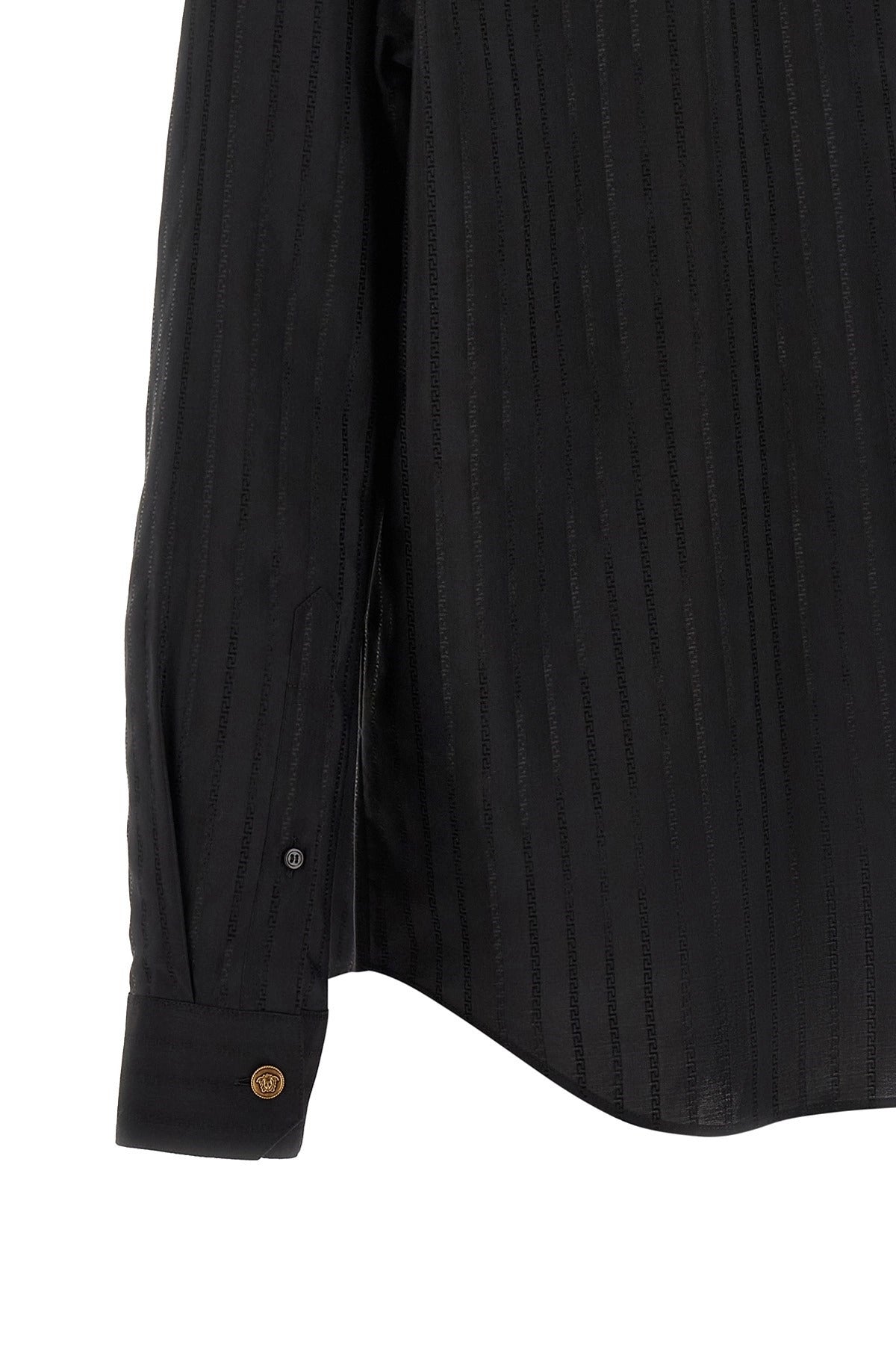Versace Greek Jacquard Silk Shirt
