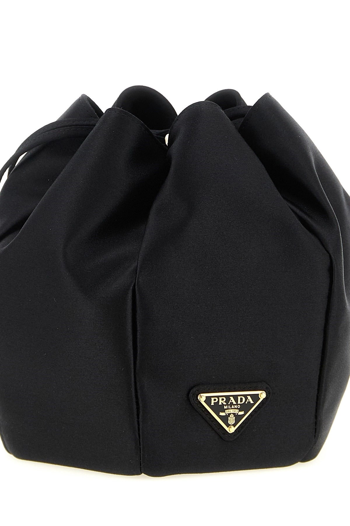 Prada Mini Satin Bucket Bag