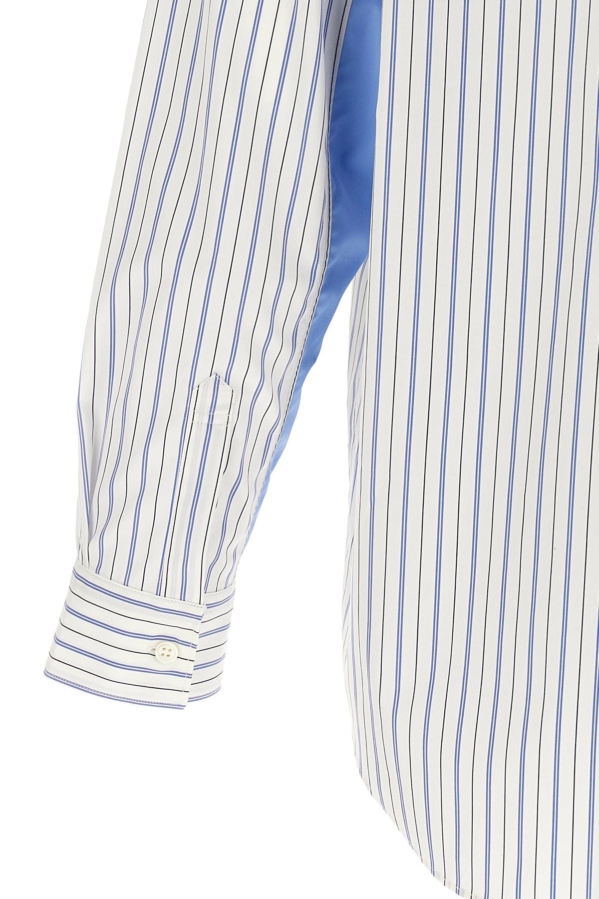 Comme Des Garçons Solid Color Insert Shirt