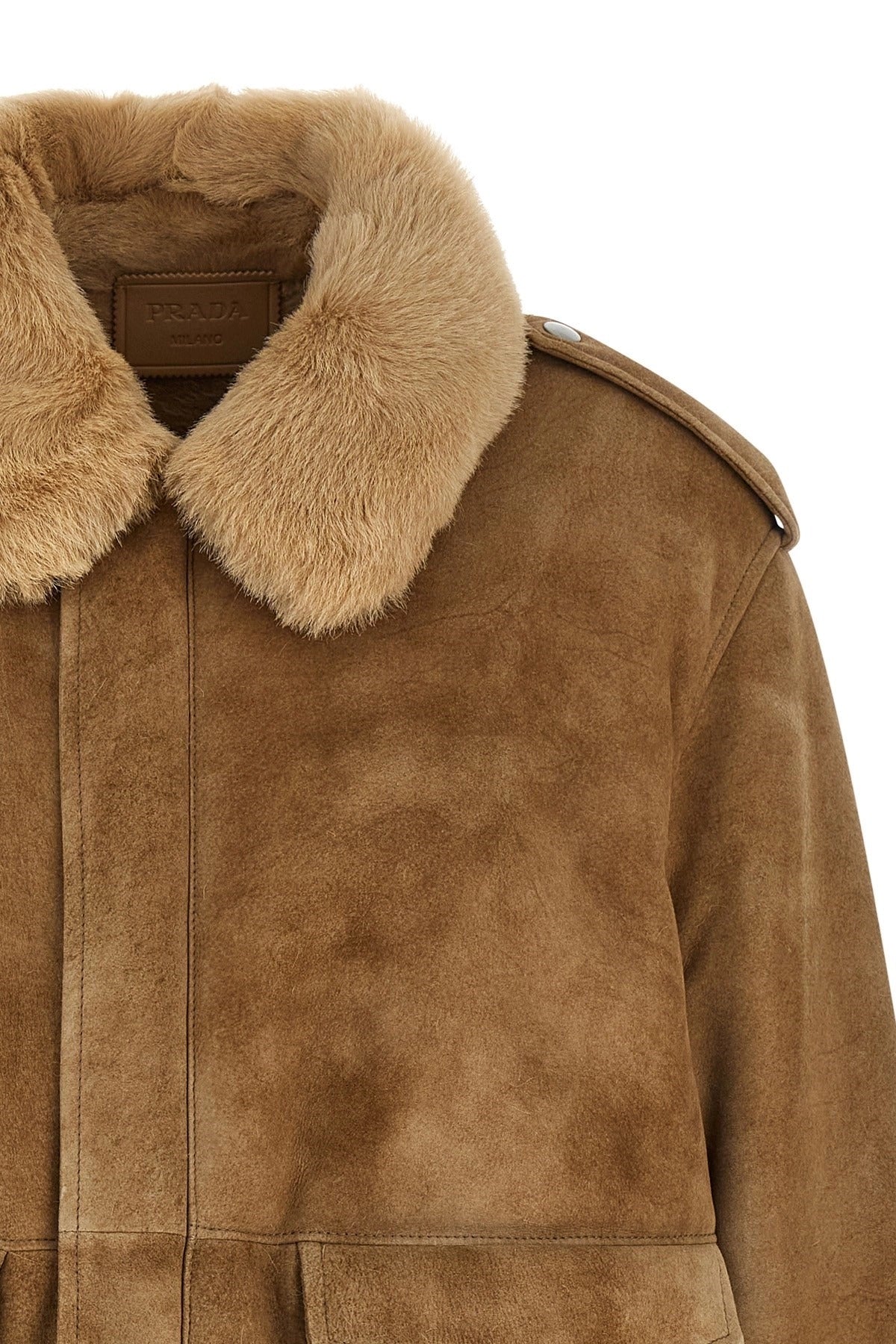 Prada Sheepskin Bomber Jacket