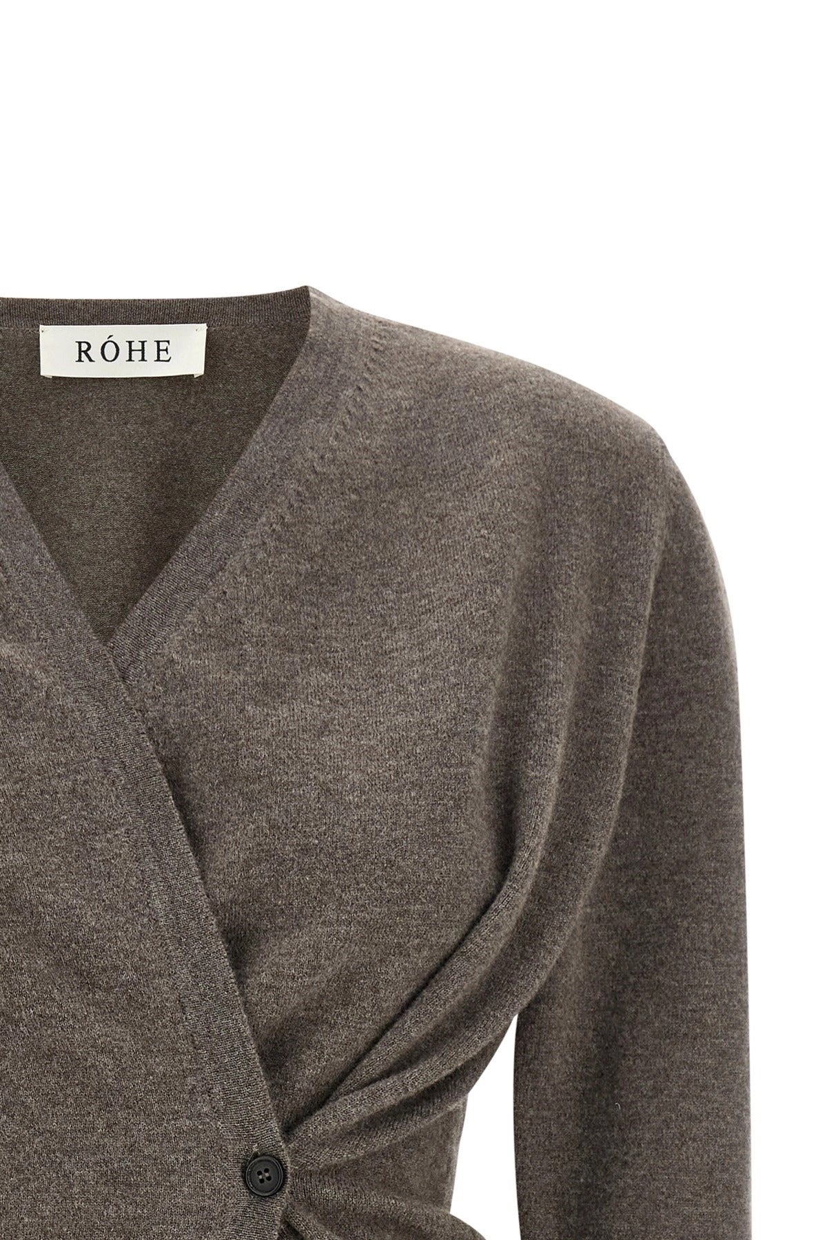 Rohe Asymmetrical Twisted Ballet Cardigan