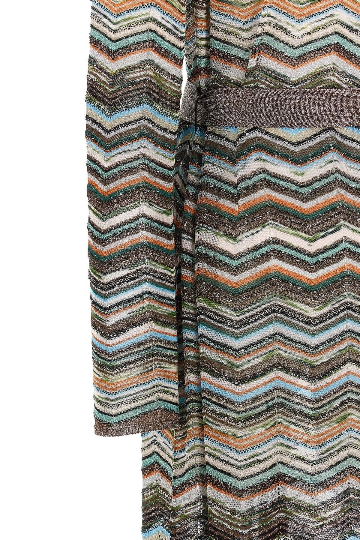 Missoni Chevron Lamé Cardigan