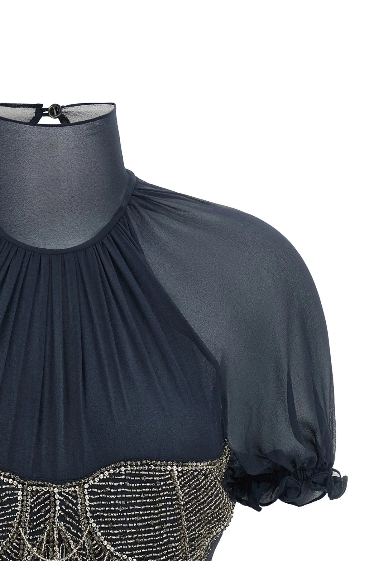 The Attico Beaded Embroidery Top
