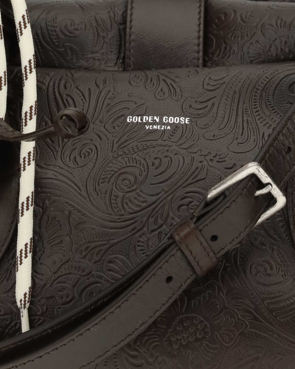 Golden Goose Vita Medium Leather Travel Bag