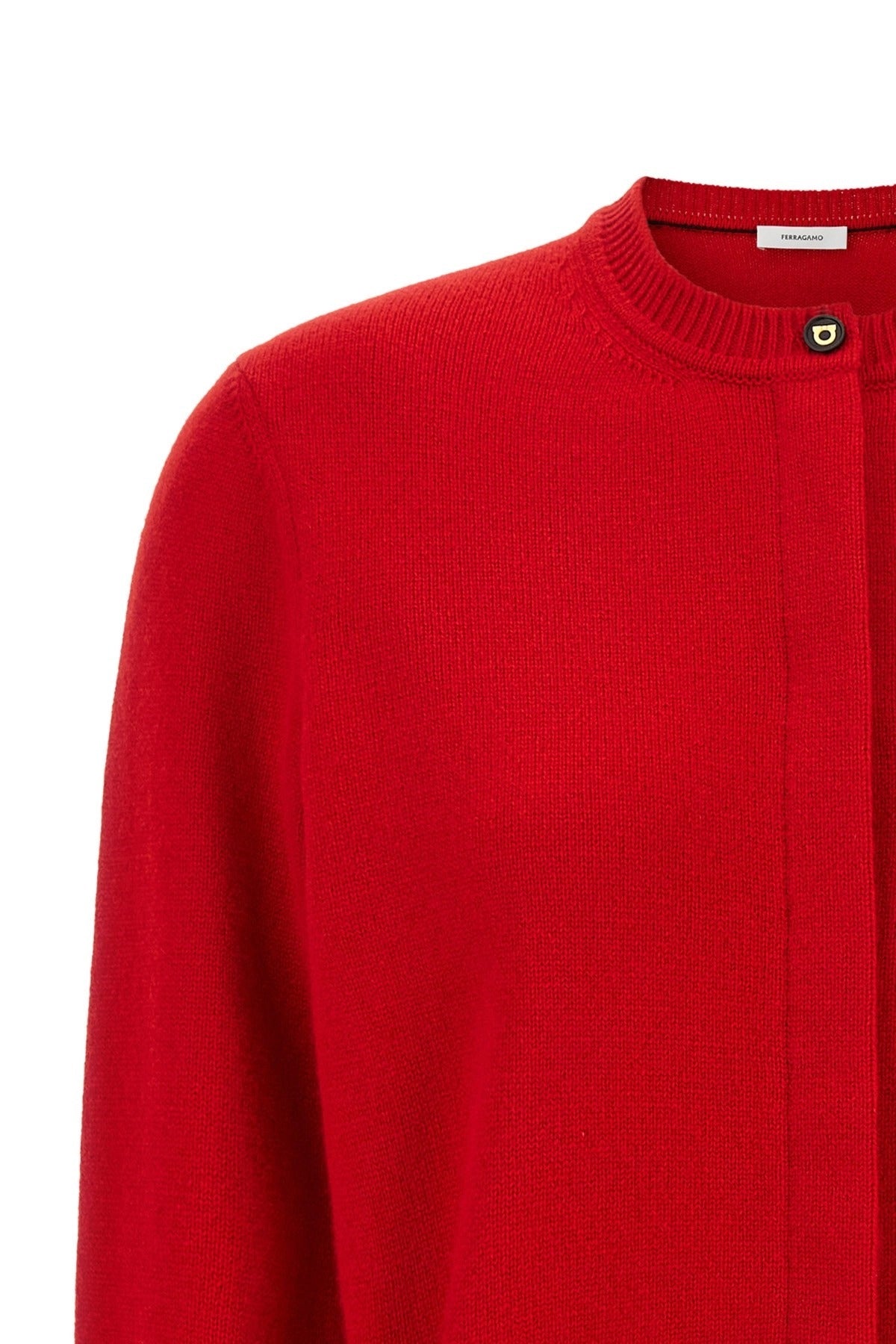 Ferragamo Cropped Belted Cardigan
