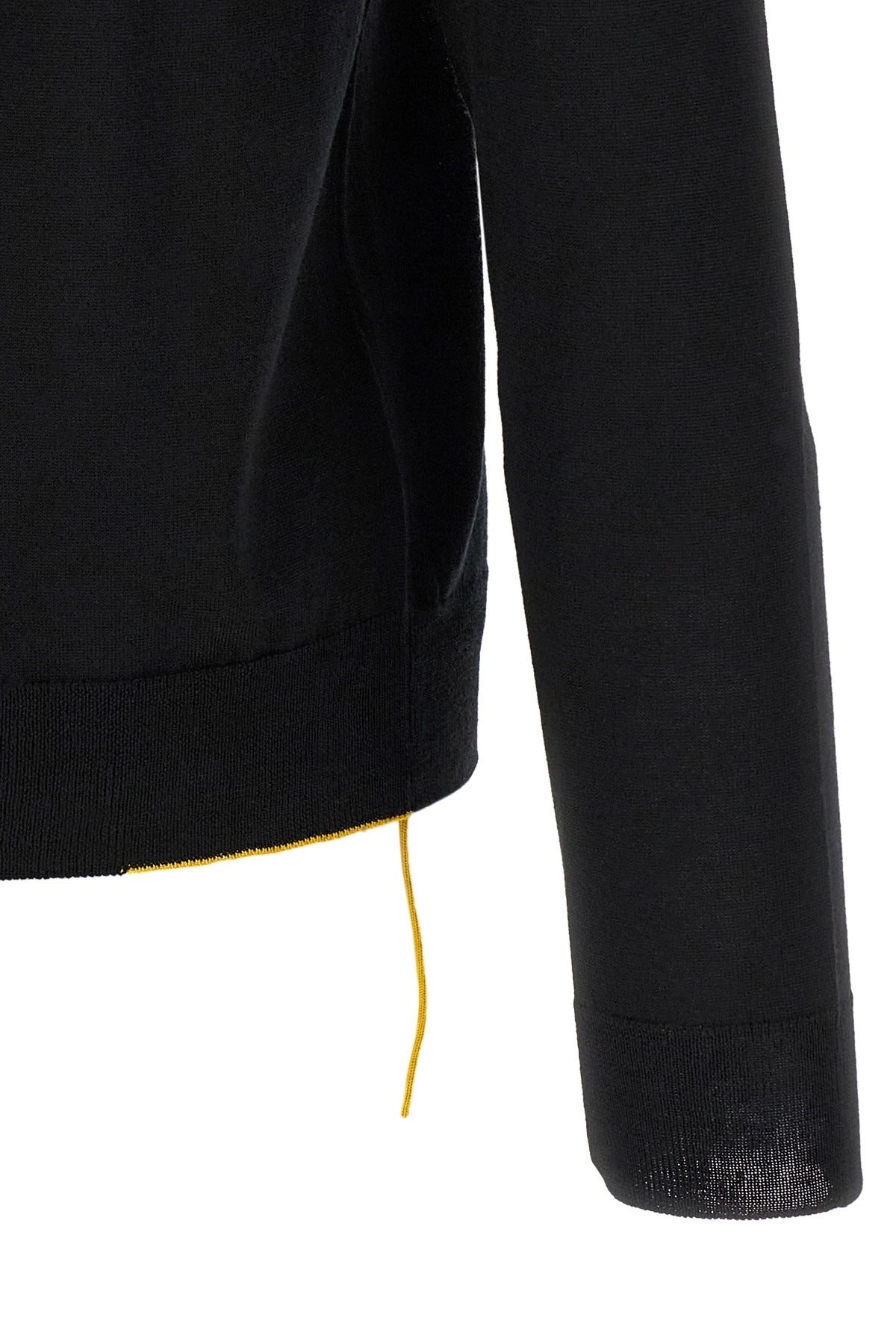 Fendi Yellow Stitching Polo Shirt