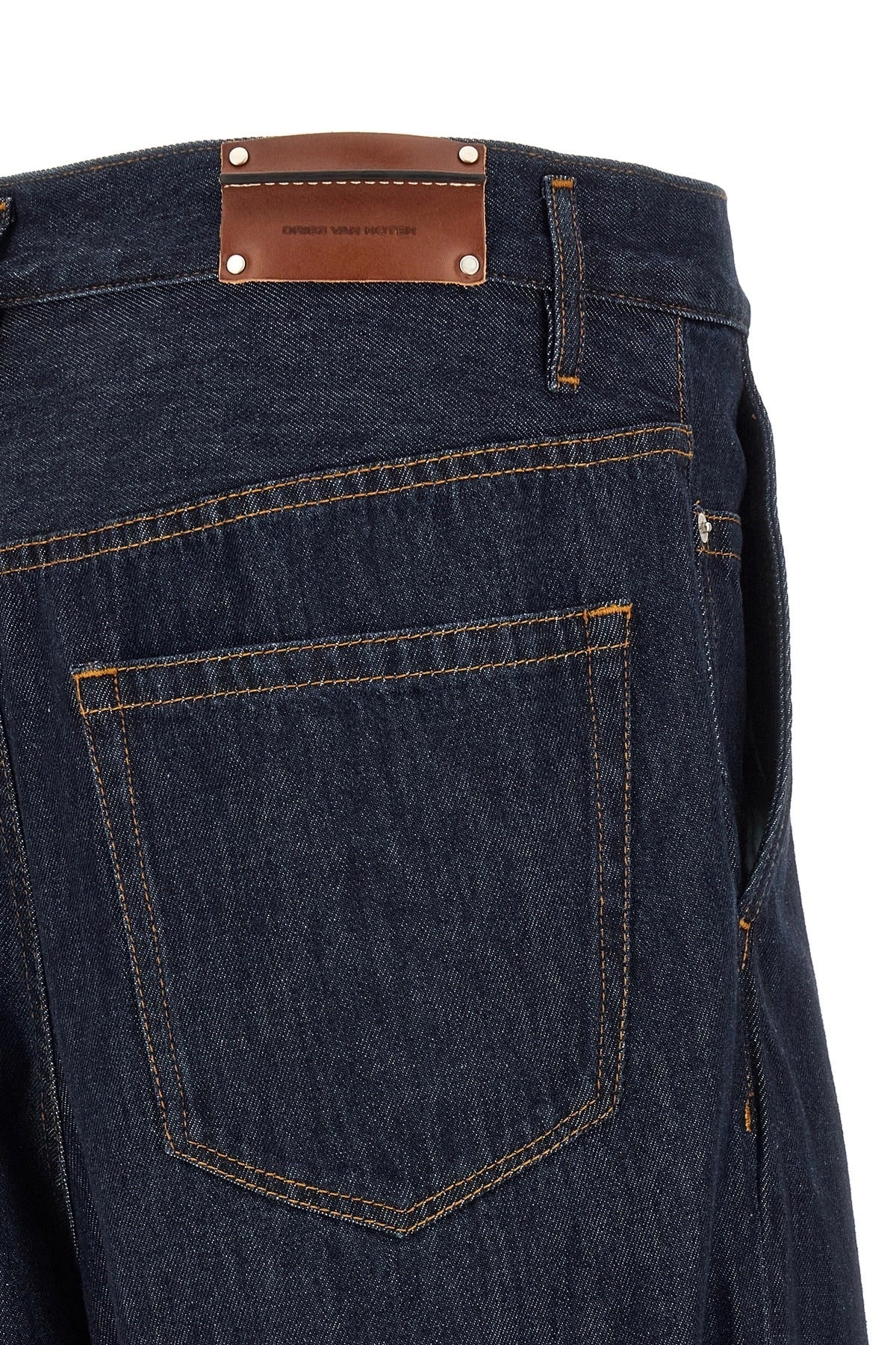 Dries Van Noten Penning Wide Leg Jeans
