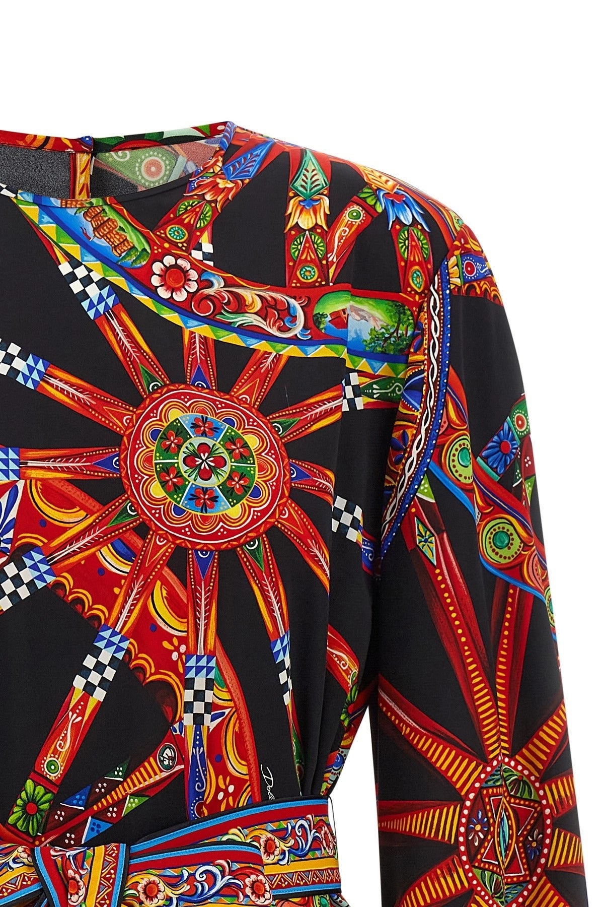 Dolce & Gabbana Carretto Print Mini Dress
