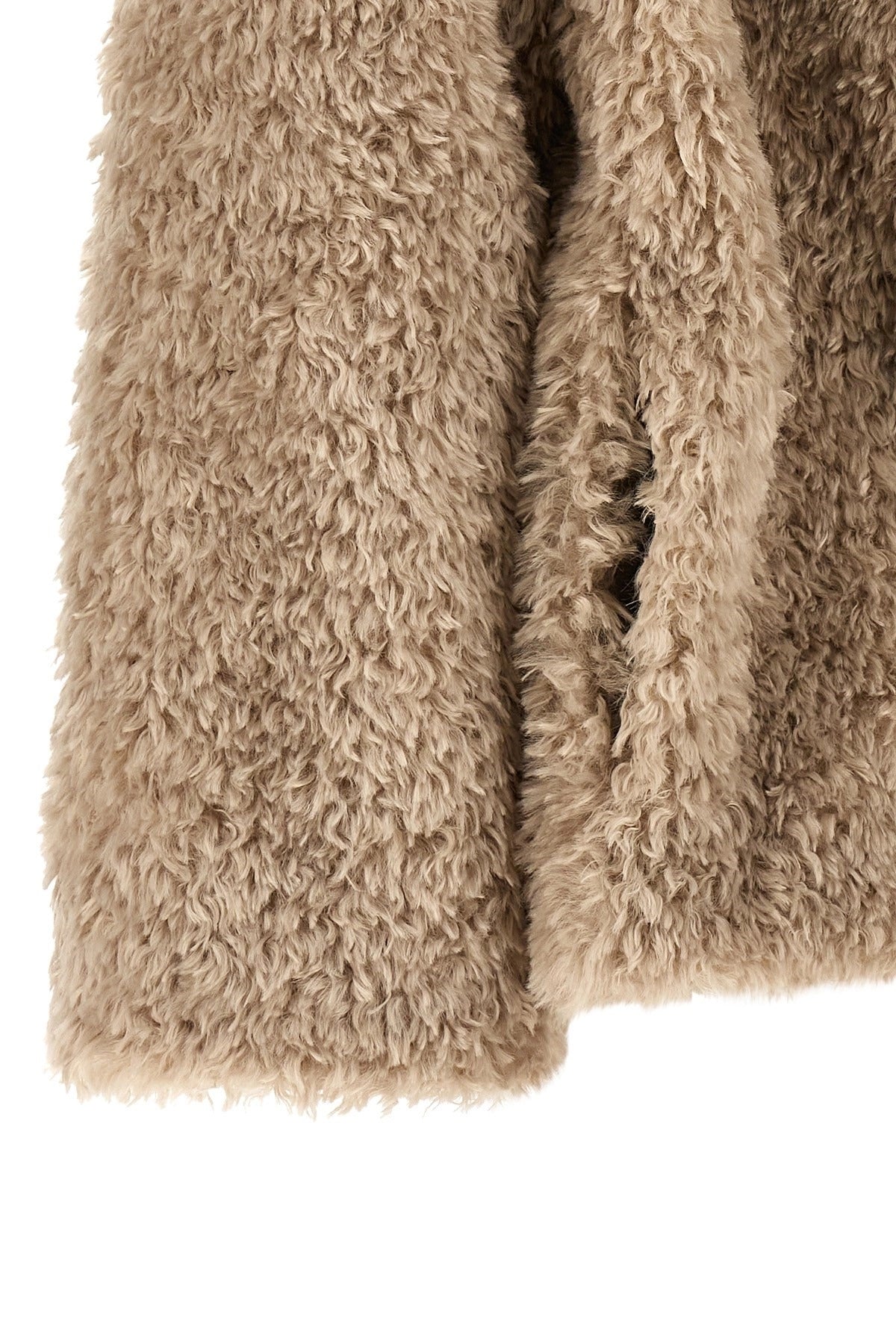 Herno Curled Shearling Effect Coat