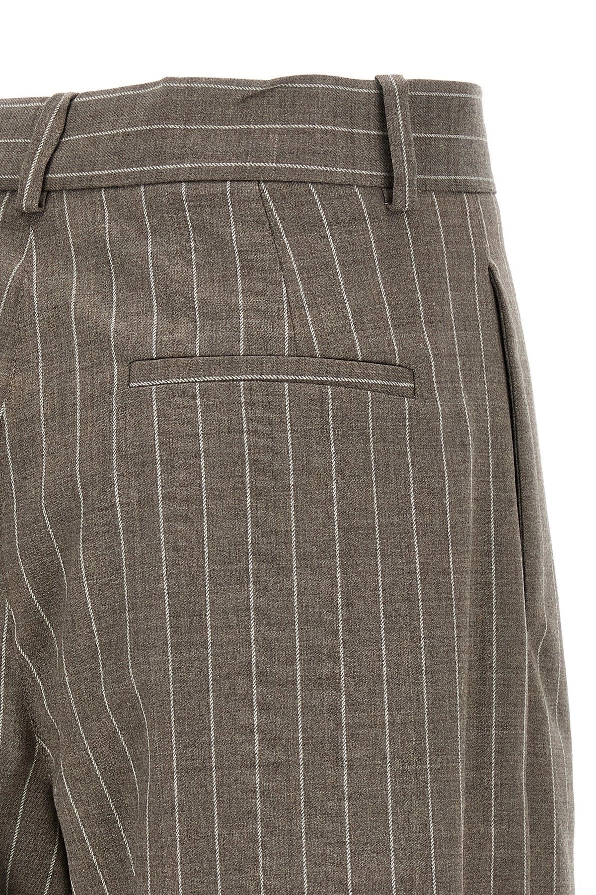 P.A.R.O.S.H. Lassie Pinstripe Bermuda Shorts