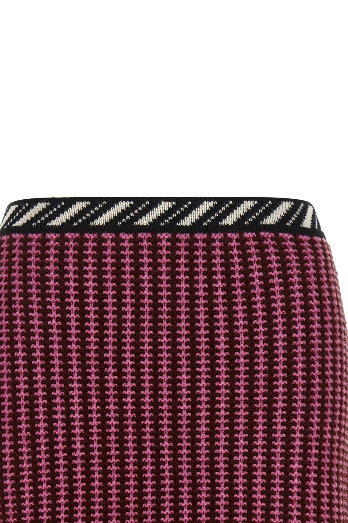 Versace Crochet Knit Mini Skirt