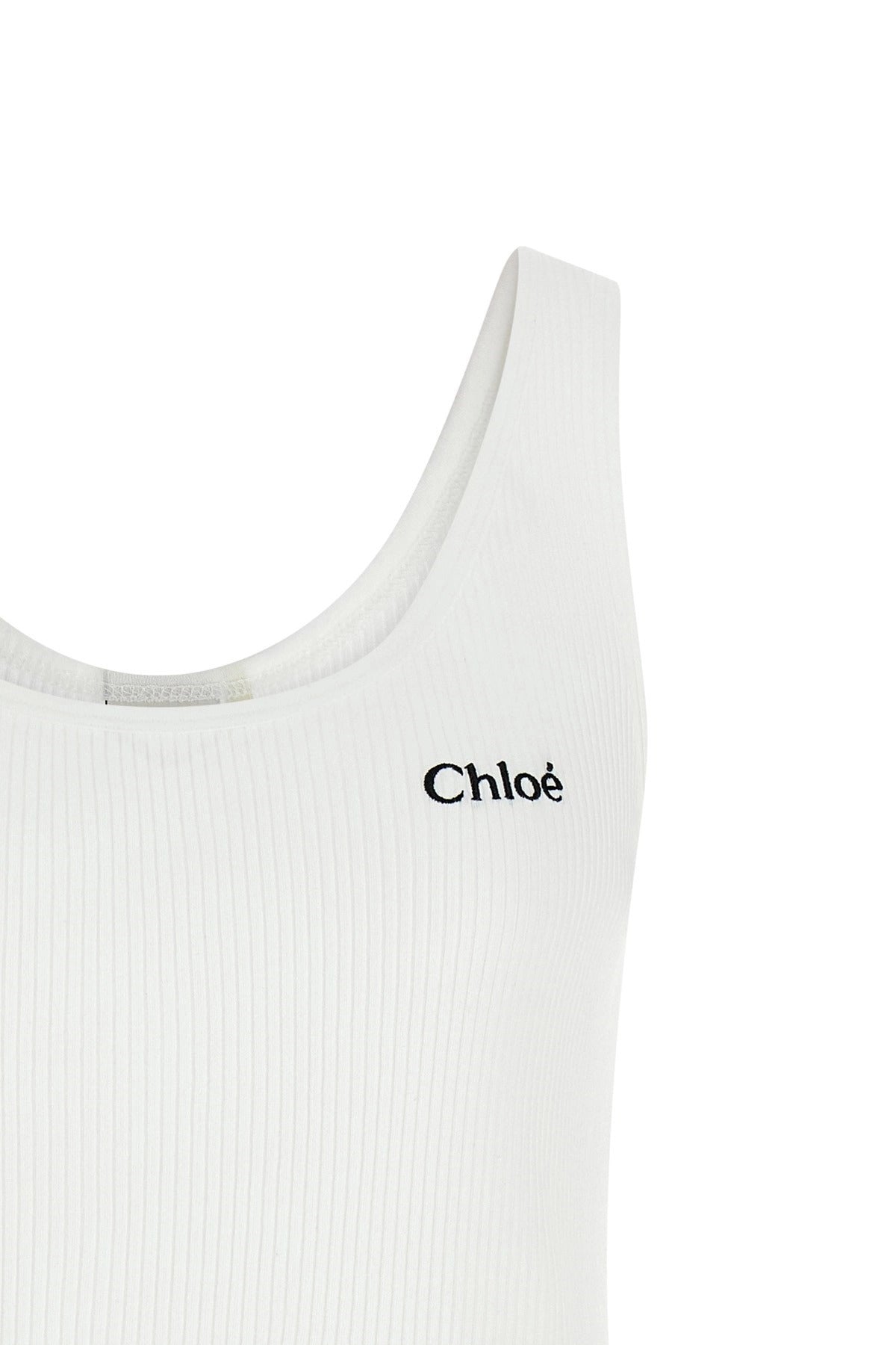 Chloé Logo Embroidery Top