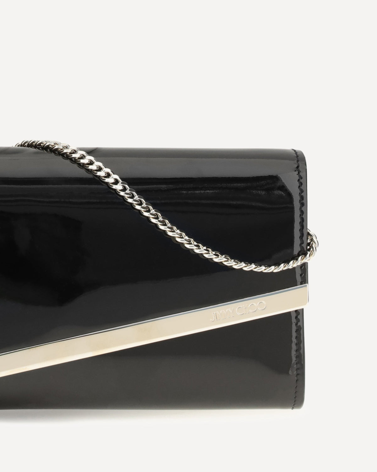 Jimmy Choo Emmie Leather Clutch