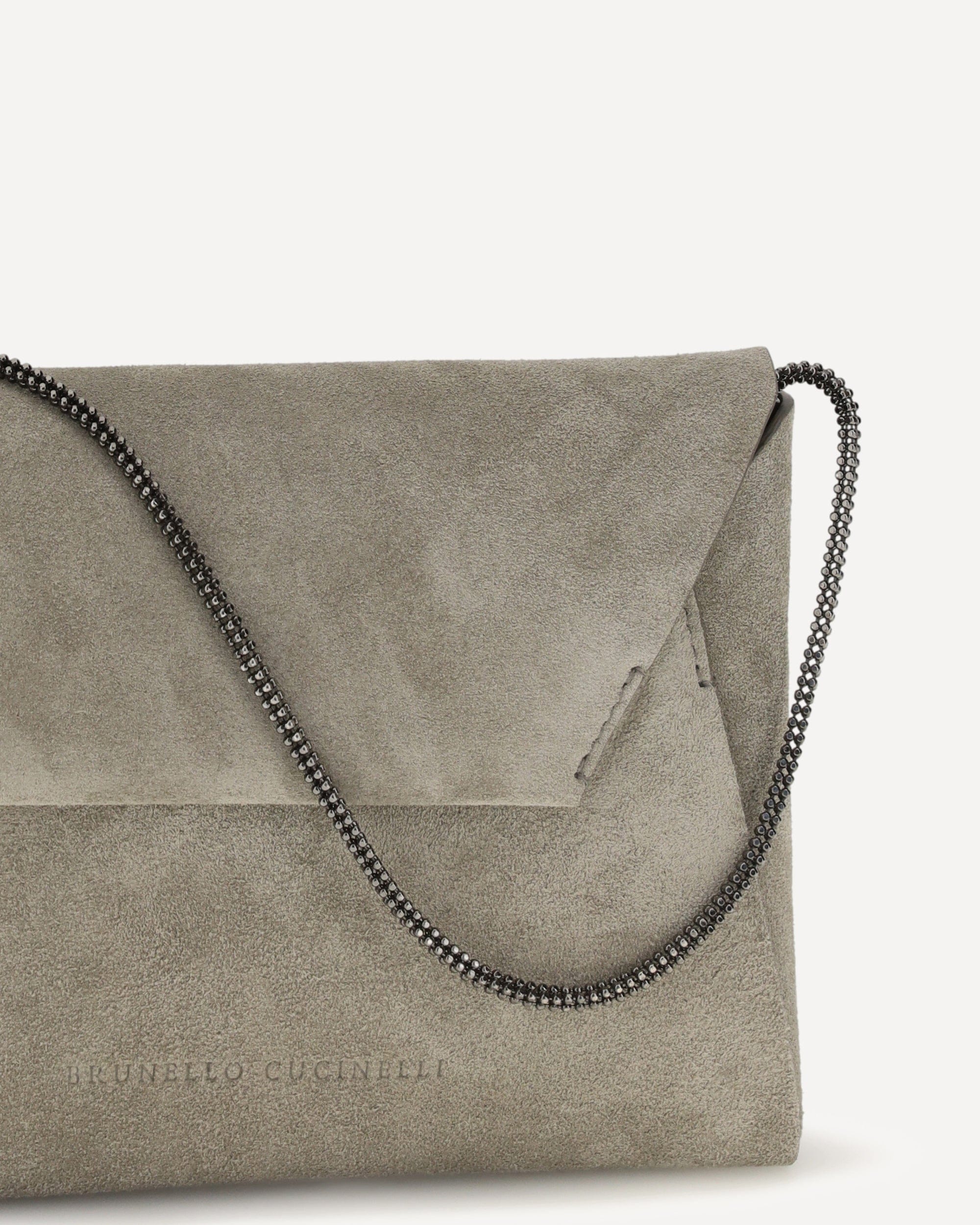 Brunello Cucinelli Bc Duo Suede Clutch Bag