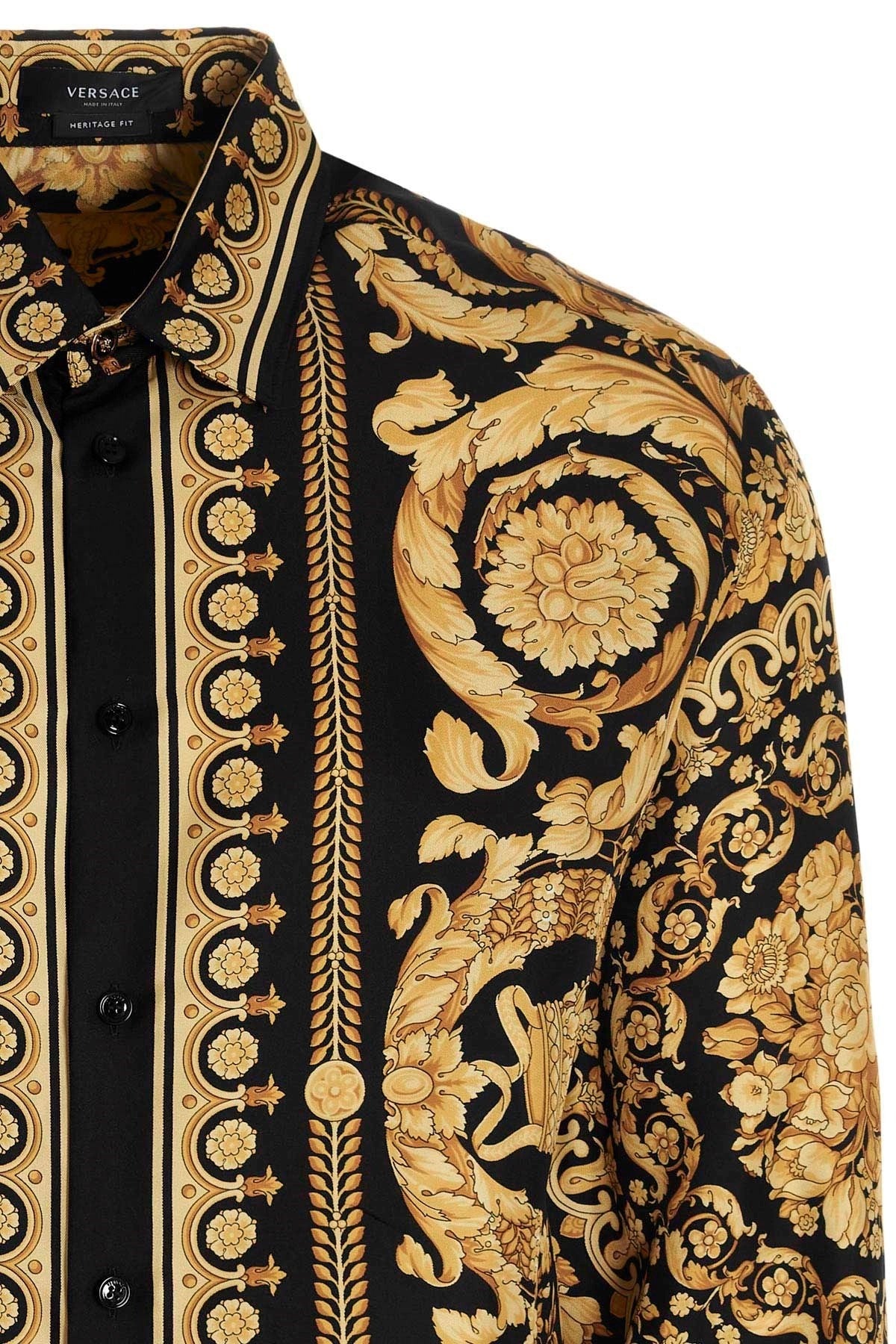 Versace Barocco 실크 셔츠