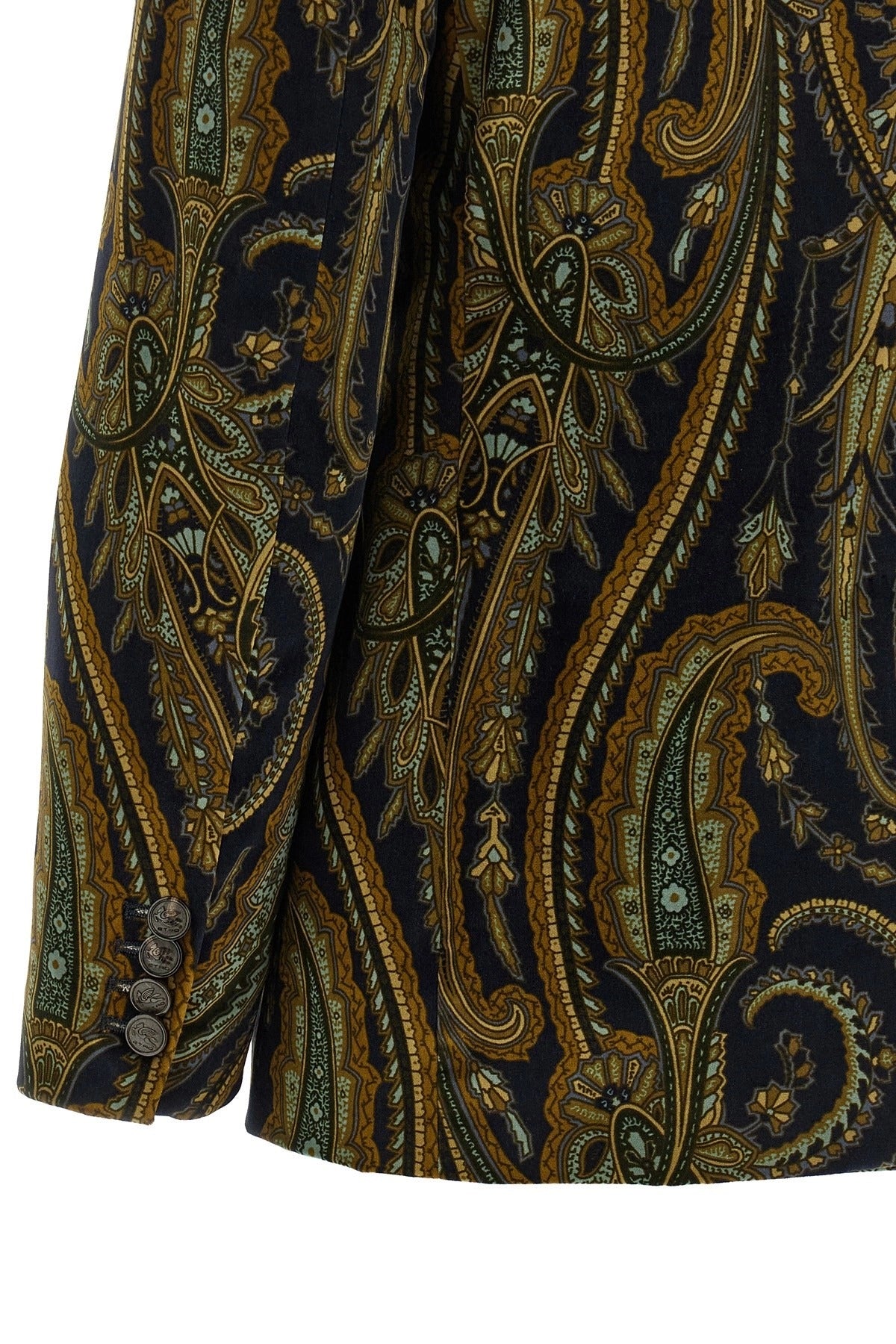 Etro Double-Breasted Paisley Blazer