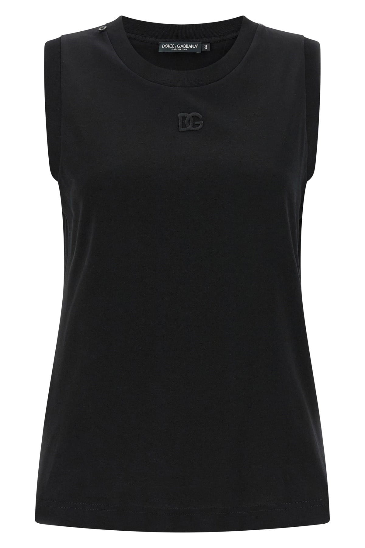 Dolce & Gabbana T-shirt con foulard rimovibile