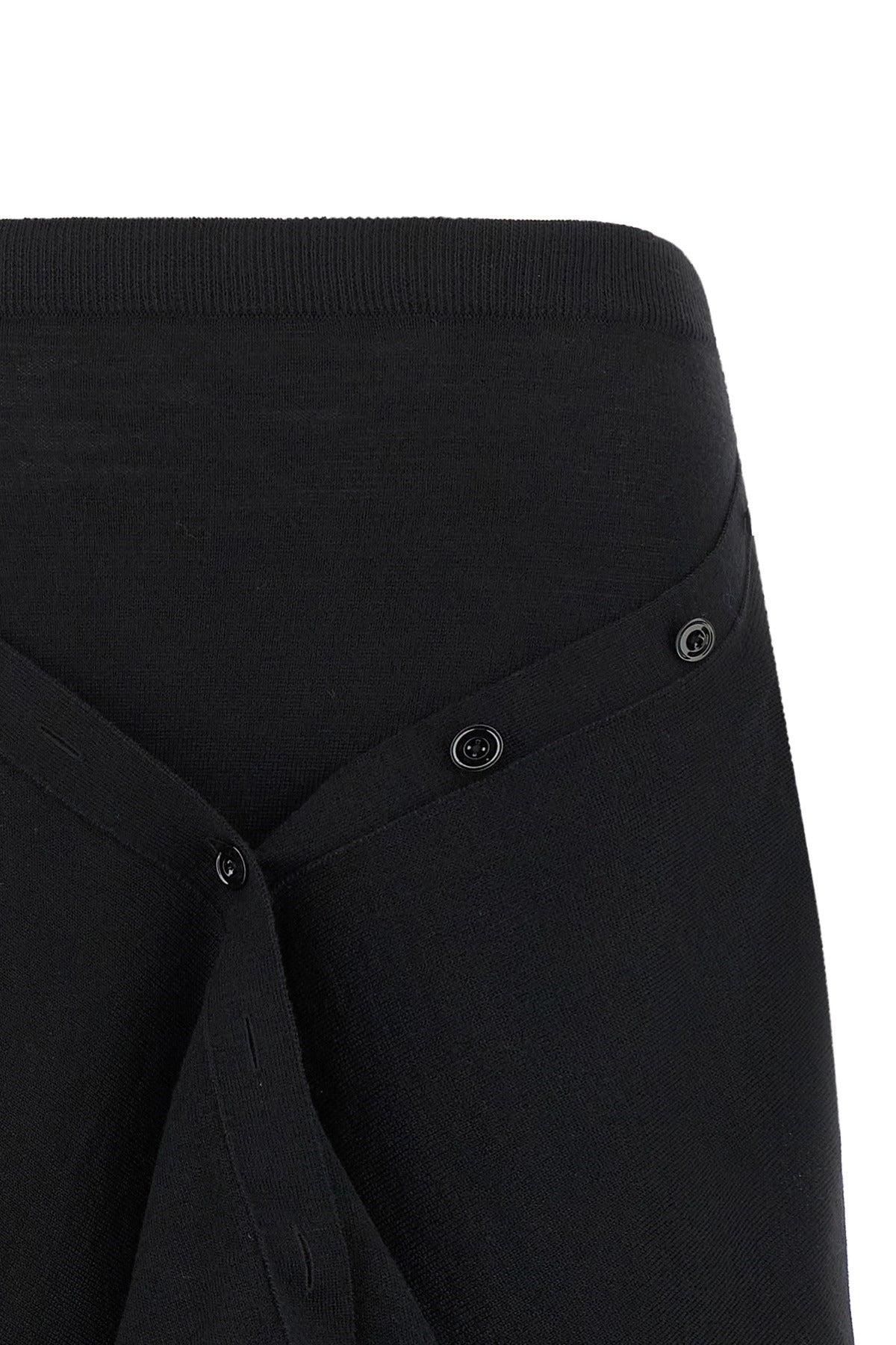 Lemaire Button Asymmetrical Midi Skirt